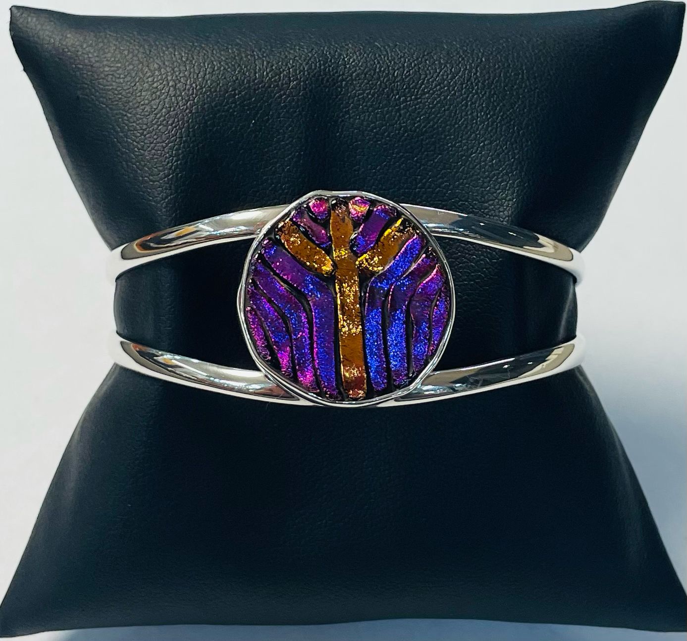 BRAZALETE CON DICROICO EN PLATA LEY 925