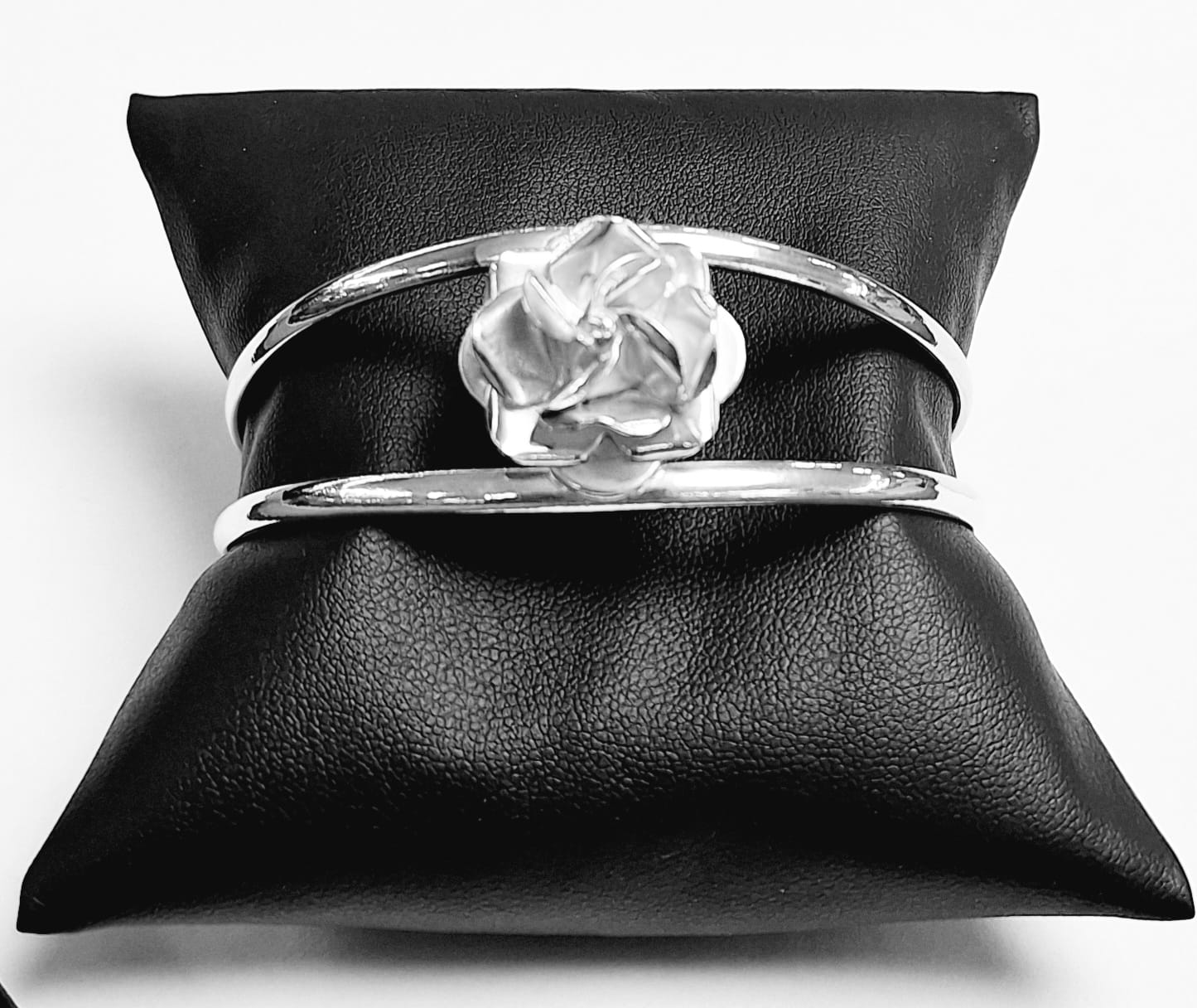BRAZALETE ROSA EN PLATA LEY 925