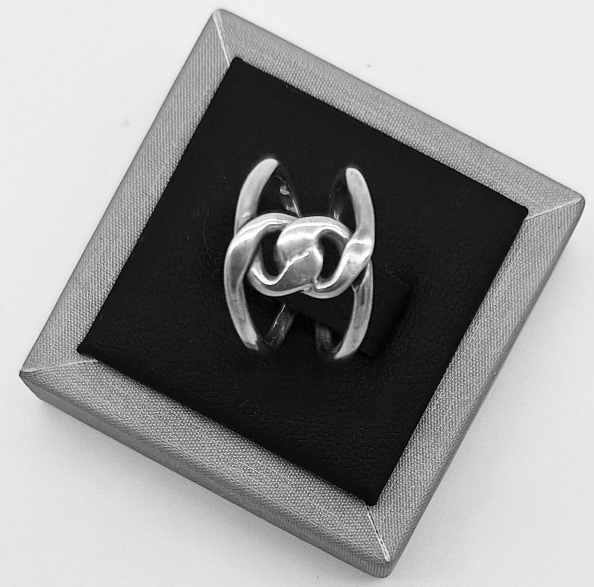ANILLO PLATA LEY 925