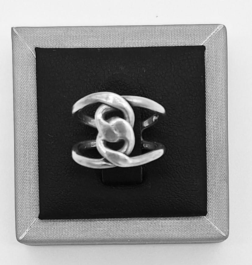 ANILLO PLATA LEY 925