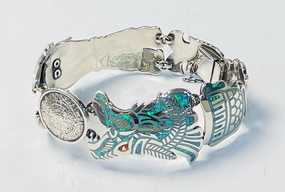 BRAZALETE CON OPALO EN PLATA 925