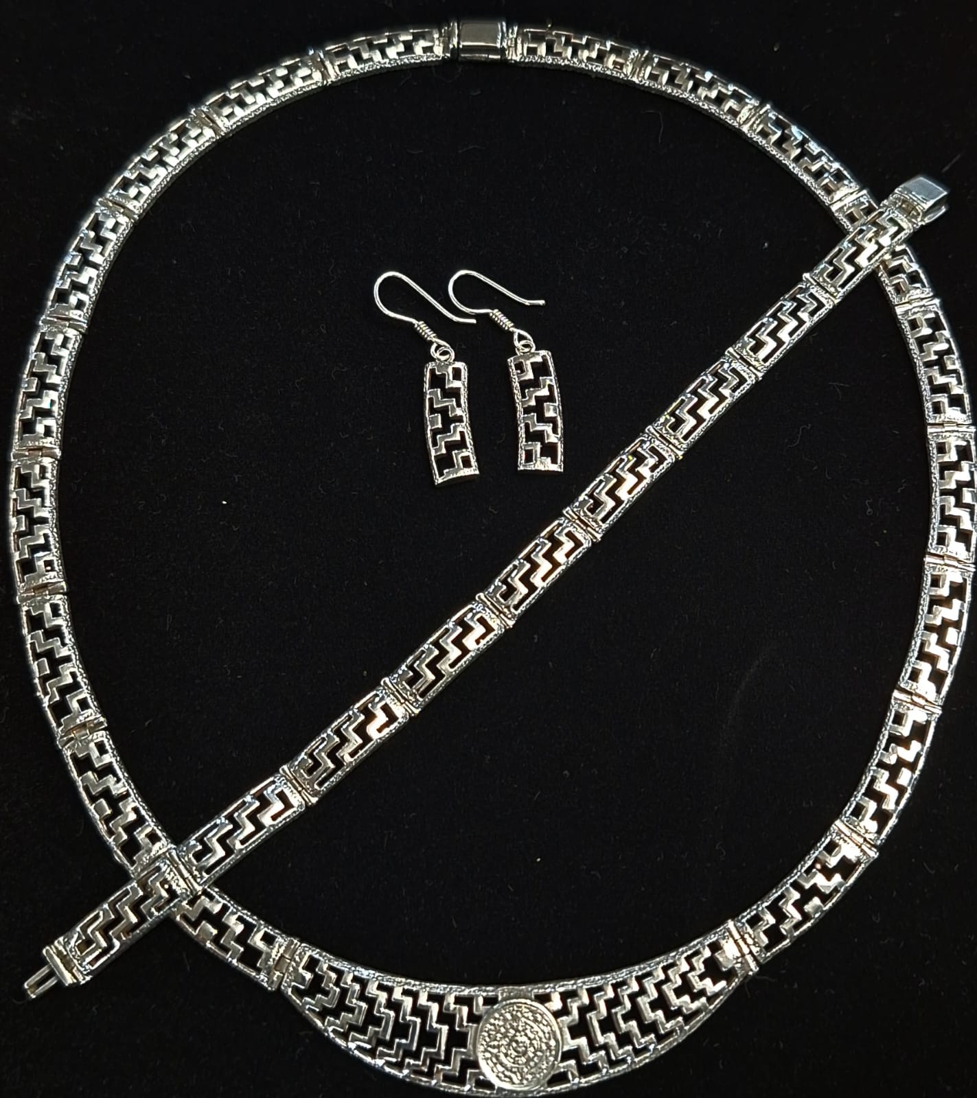 SET DE COLLAR EN PLATA LEY 950
