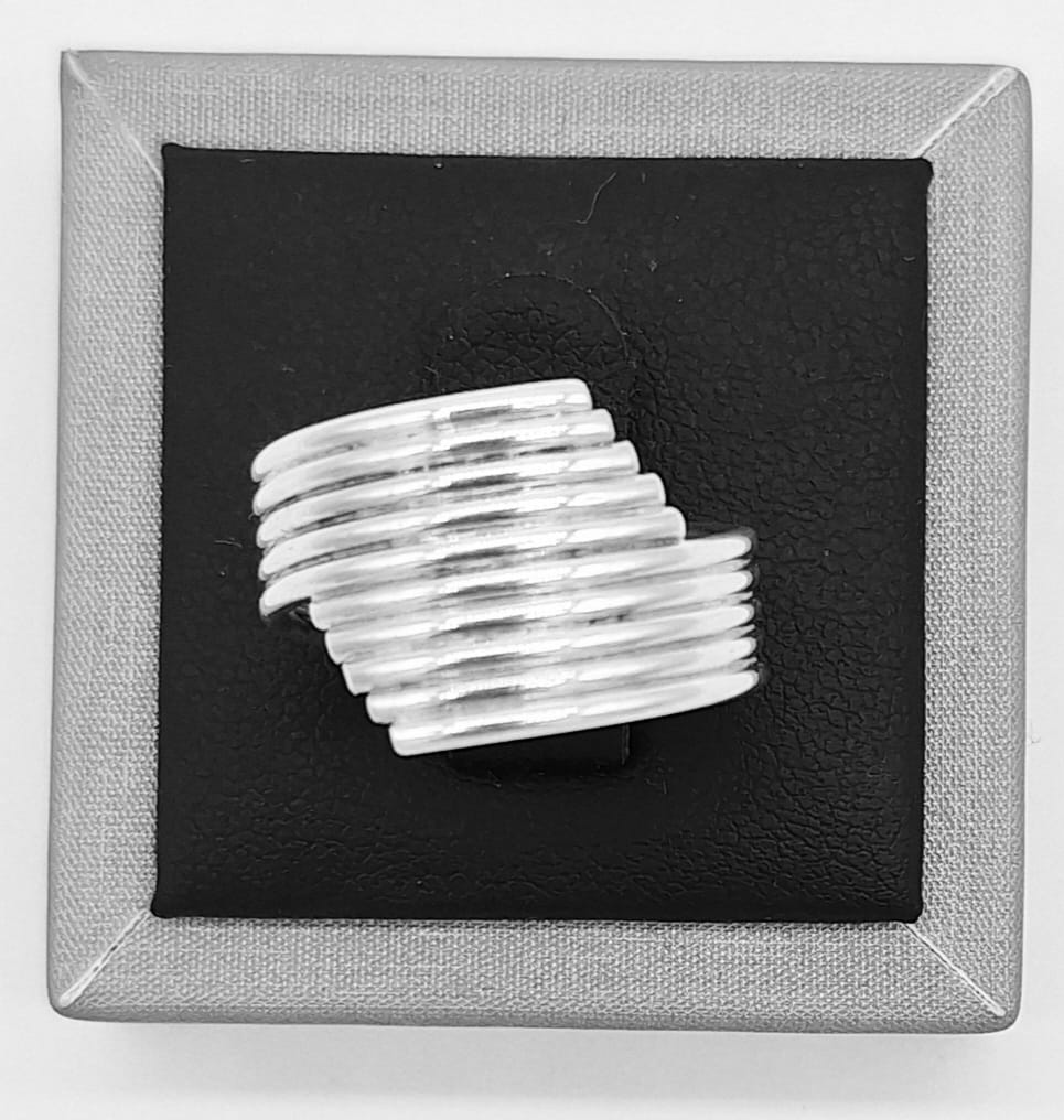 ANILLO PLATA LEY 925