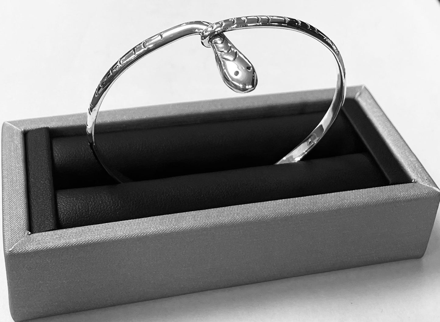 BRAZALETE SERPIENTE EN PLATA LEY 925