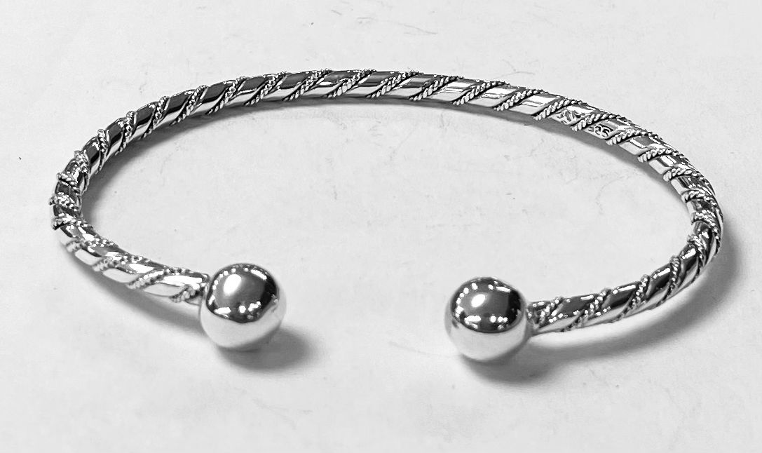 BRAZALETE OPTIMA EN PLATA LEY 925