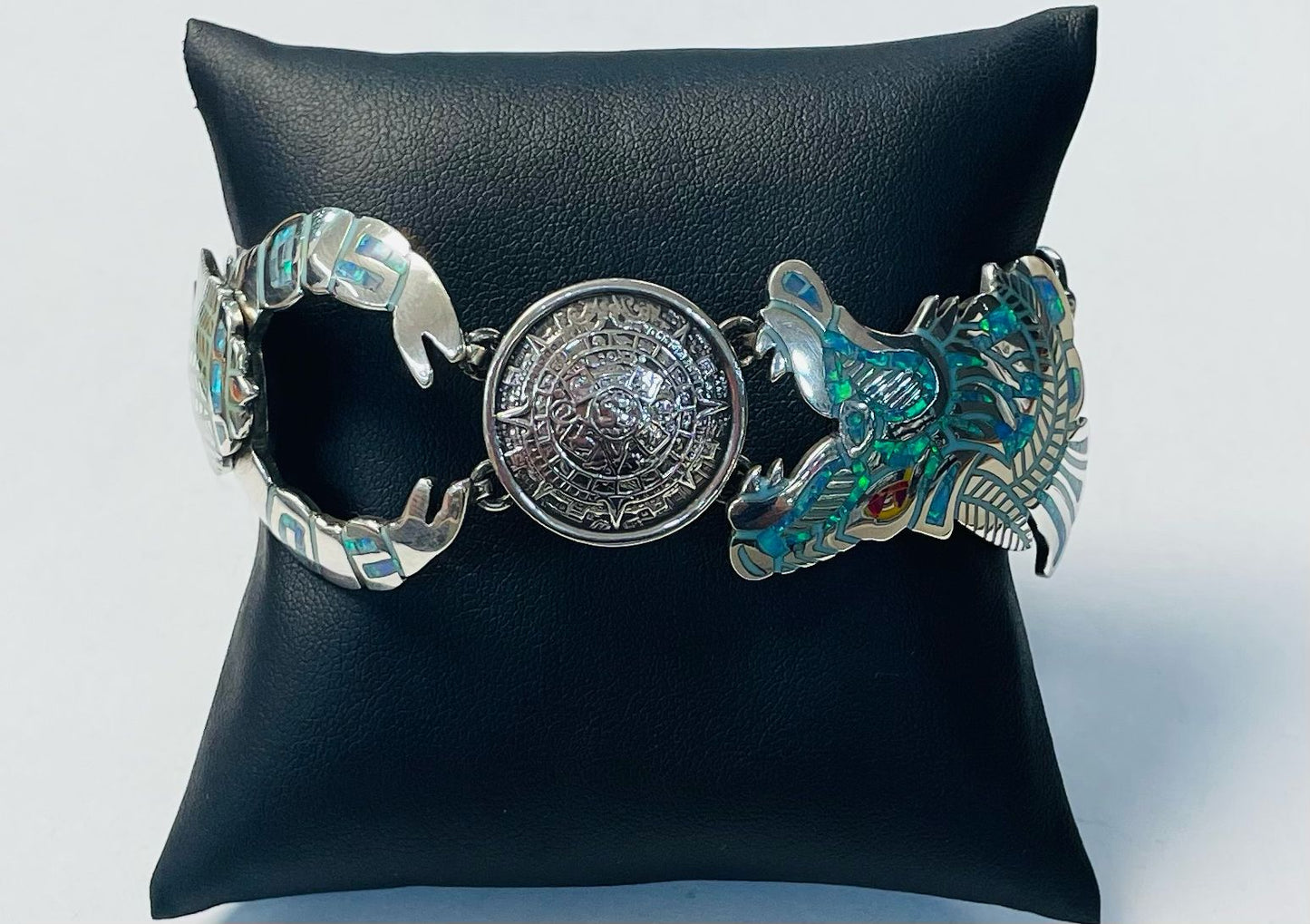 BRAZALETE CON OPALO EN PLATA 925