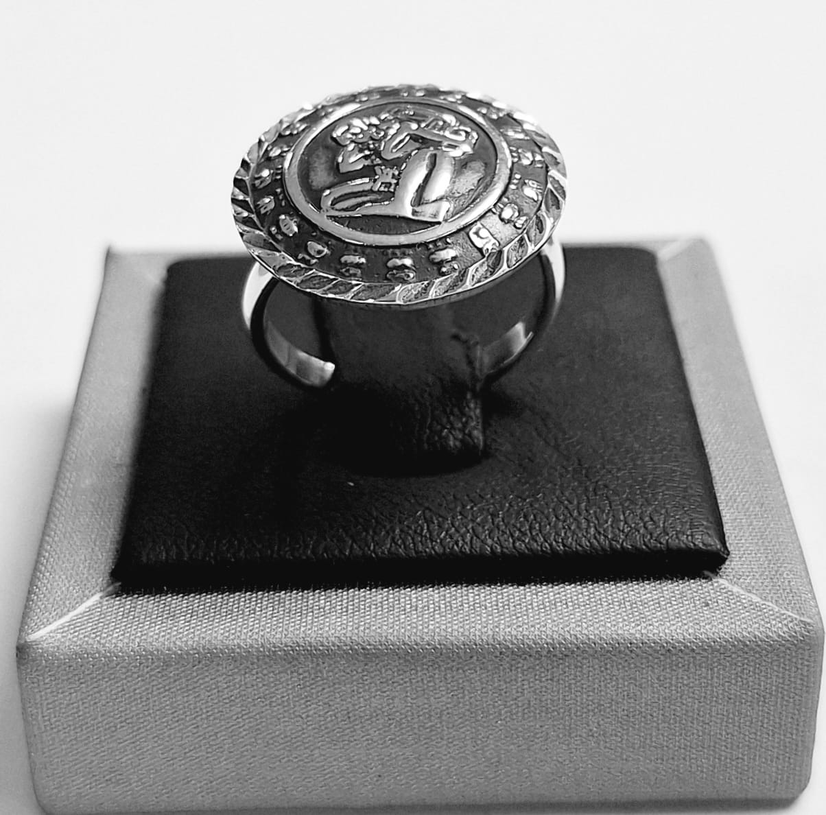ANILLO CALENDARIO MAYA PLATA 950