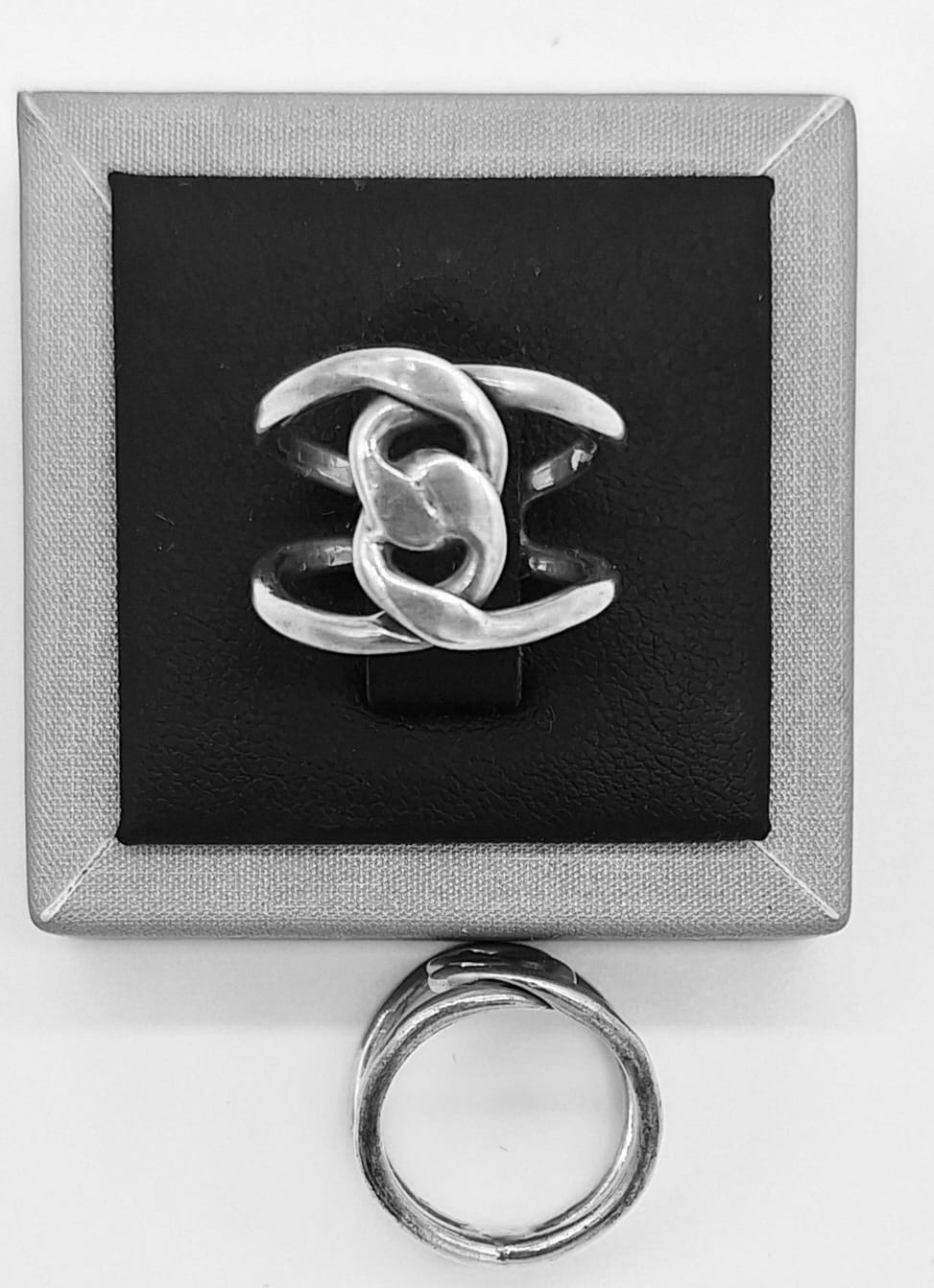 ANILLO PLATA LEY 925