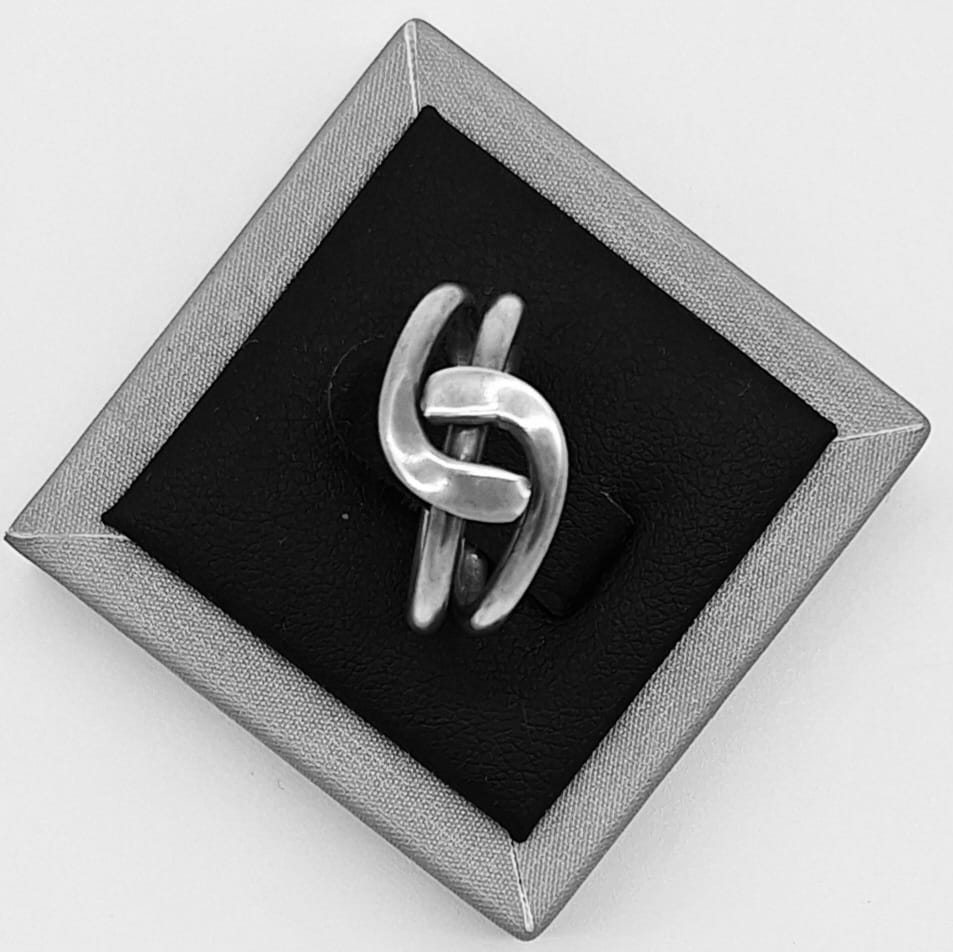 ANILLO PLATA LEY 925