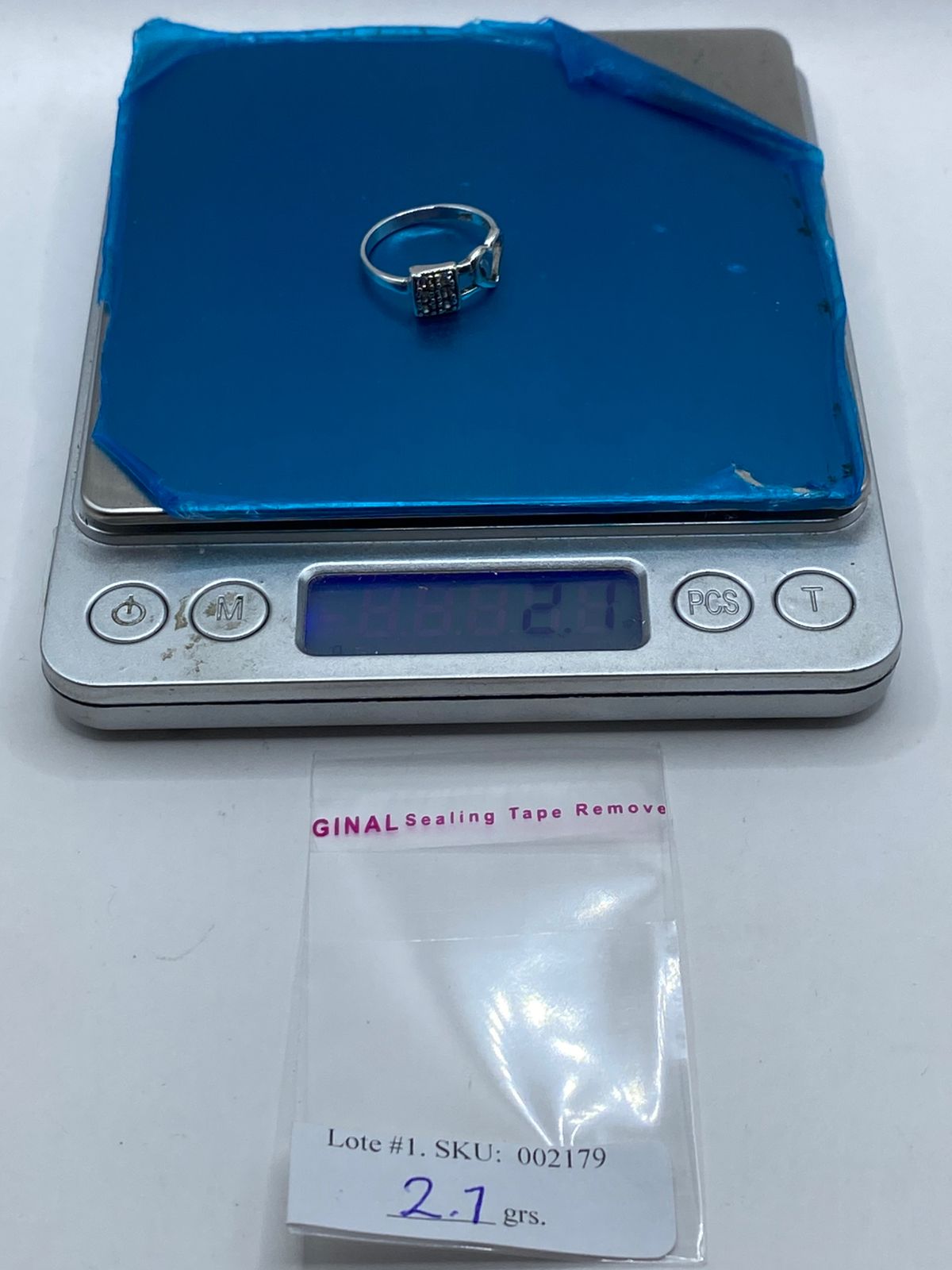 Anillo Corazón y Candado con Zirconia en Plata 925