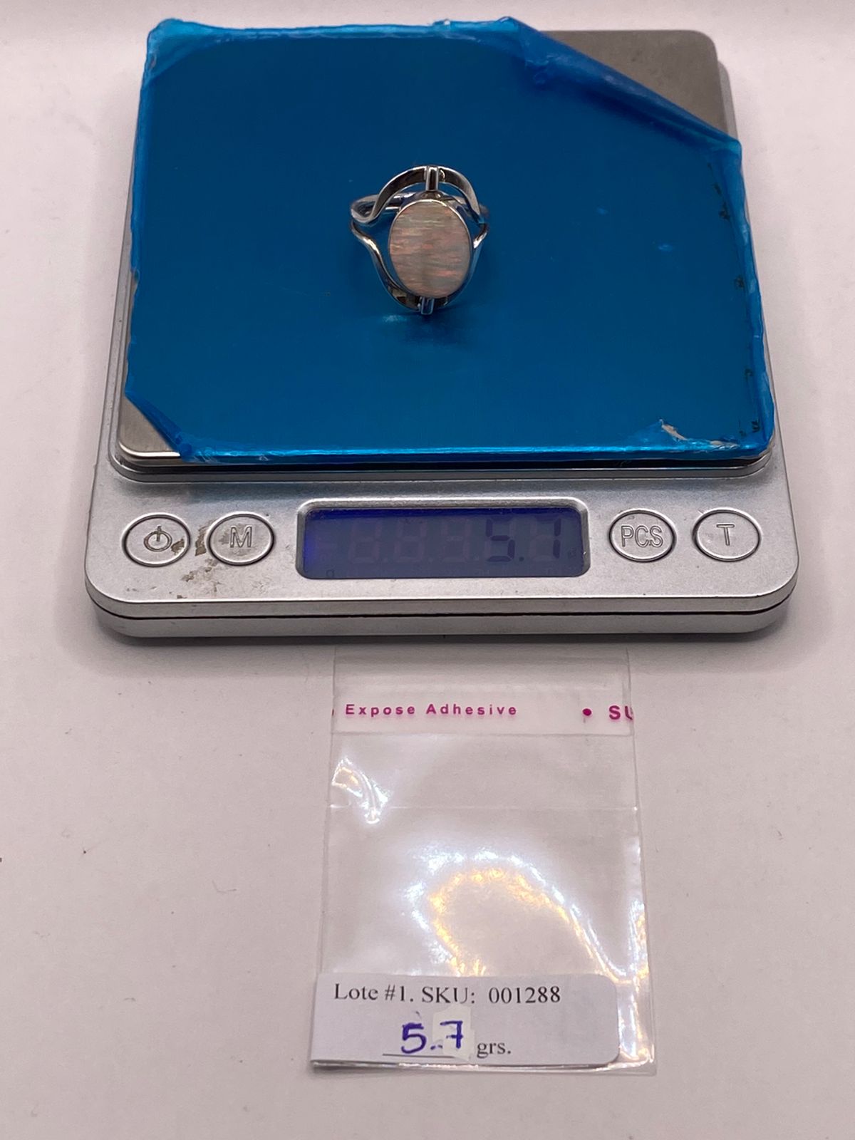 ANILLO GIRATORIO DOBLE VISTA DE ÓPALO DE FUEGO 🔄💎 EN PLATA .925