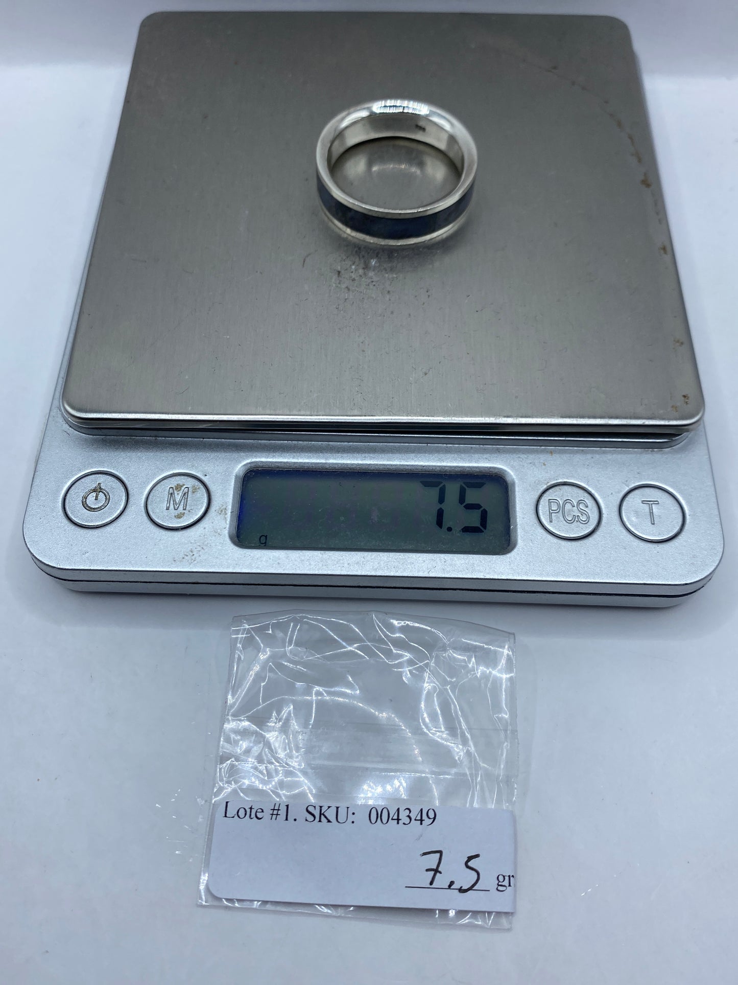 Anillo de Plata .950 con Piedra Incrustada — Taxco — foto 6