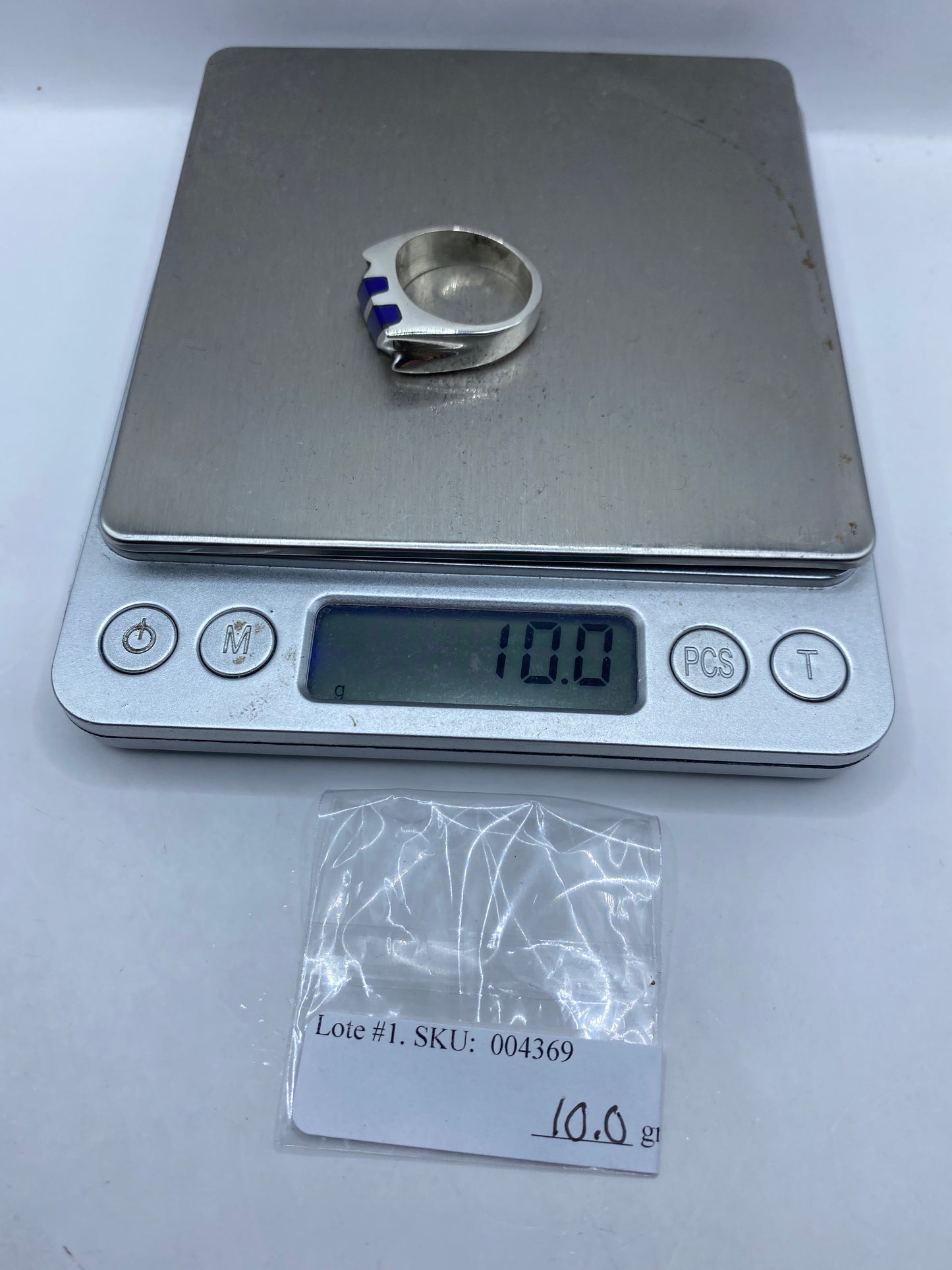 Anillo de Plata con Piedra Azul — Taxco .925 — foto 6