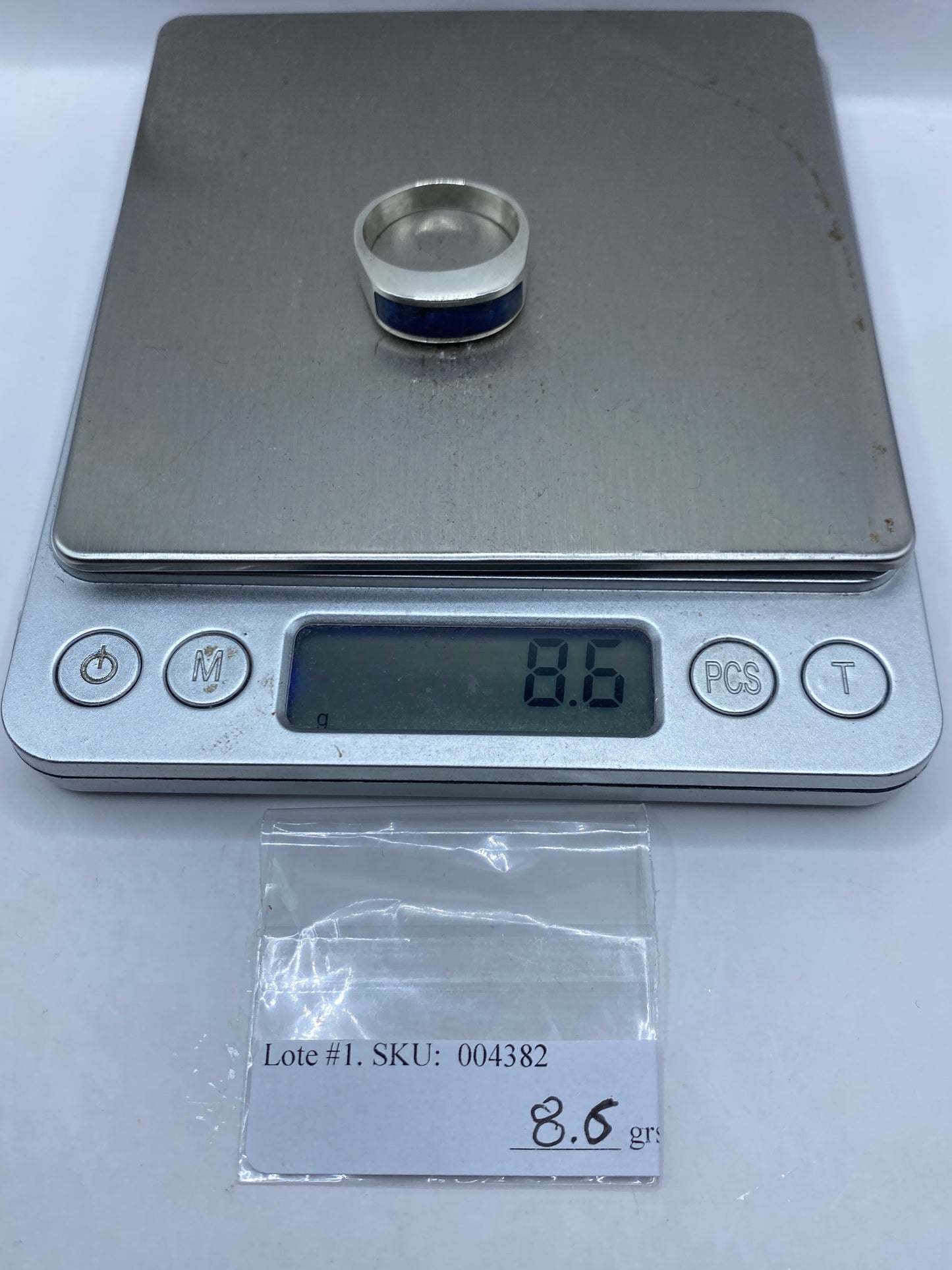 Anillo de Plata con Lapislázuli — Taxco .925 — foto 6