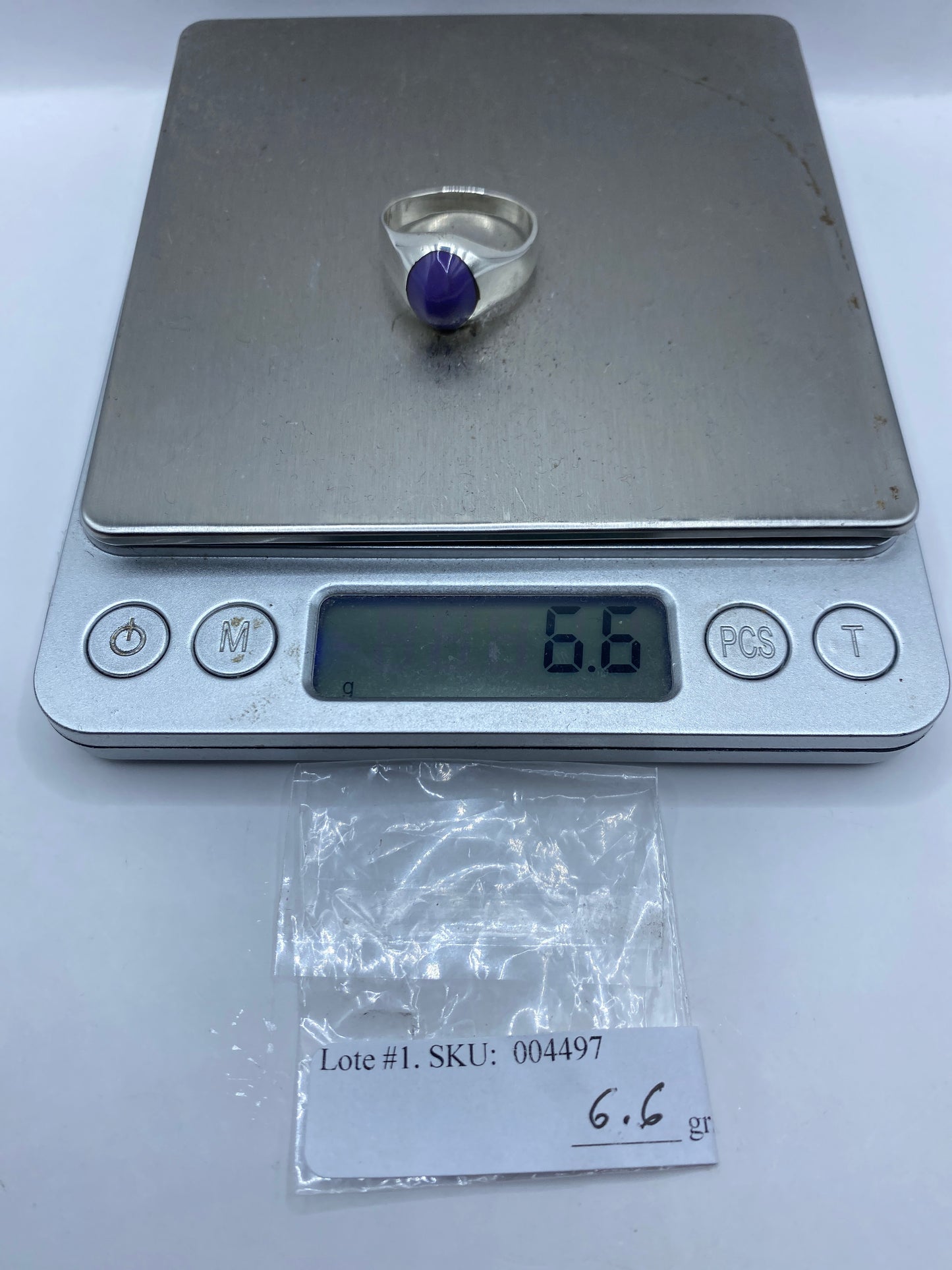 Anillo de Plata con Piedra Morada — Taxco .925 — foto 6