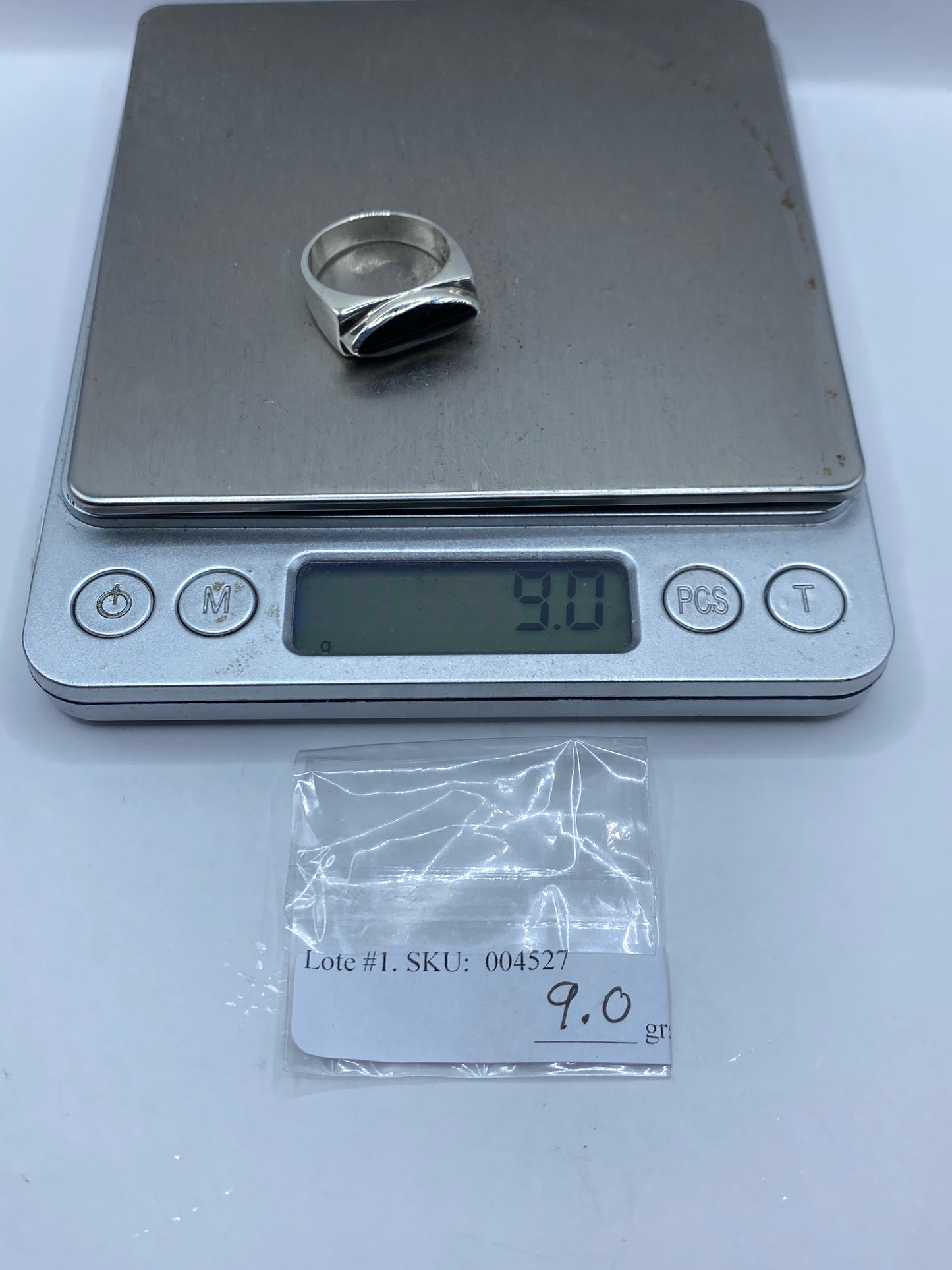 Anillo de Plata Ónix Negro Engastado — Taxco .925 — foto 6