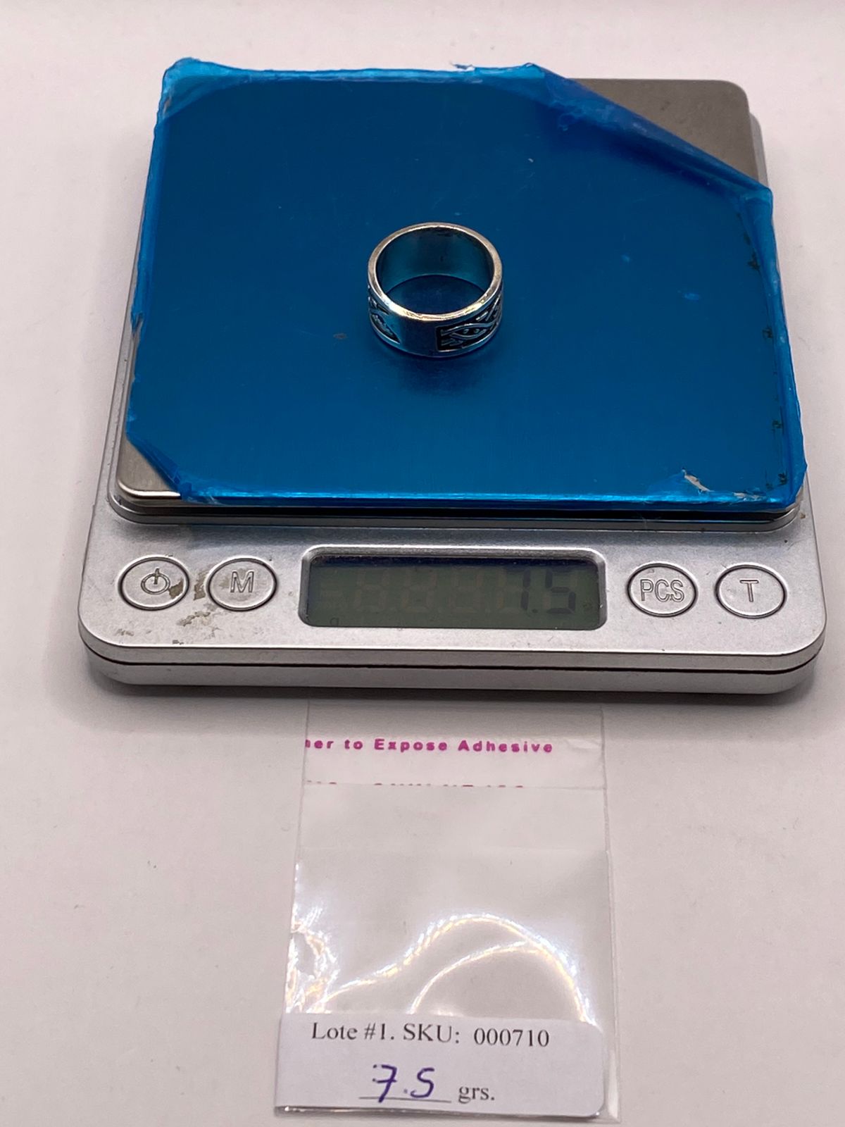 Anillo Artesanal en Plata con DiseƱo Trenzado Estilo Celta
