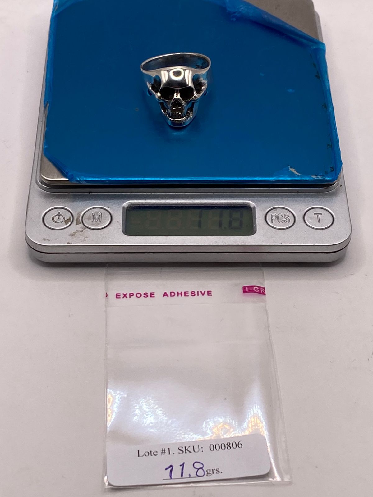 Anillo de Calavera en Plata .925