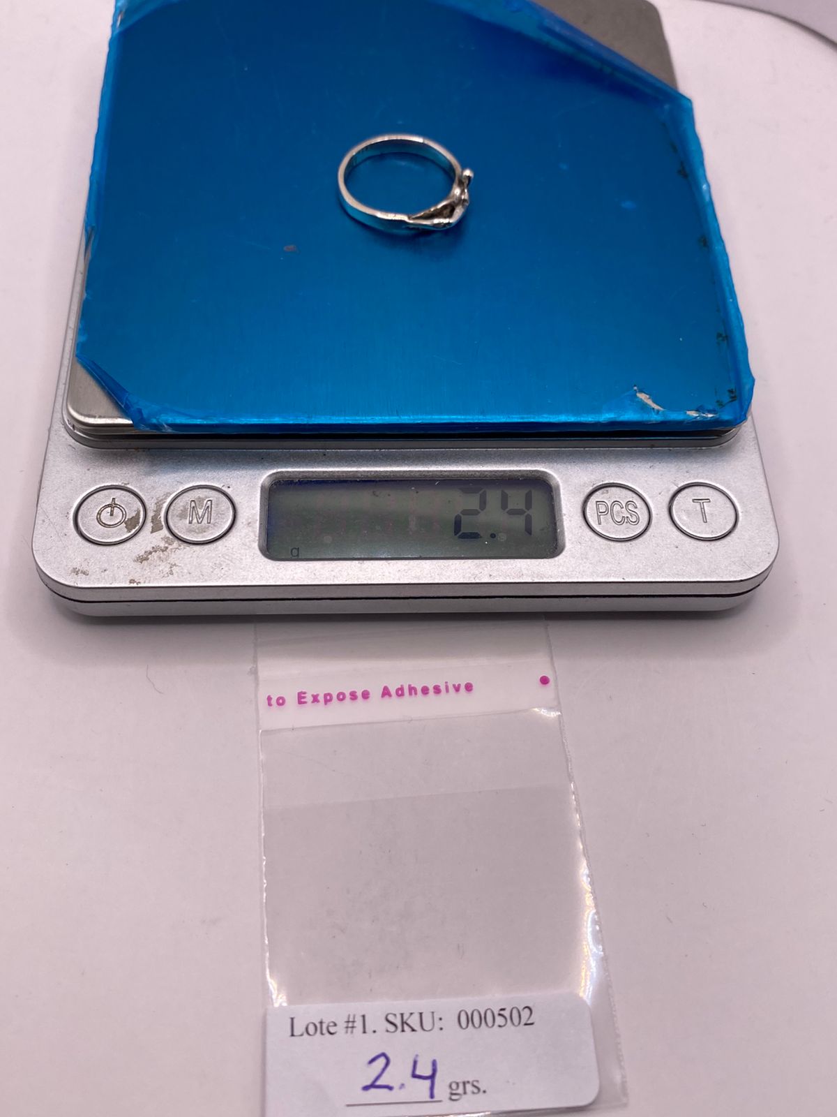 Anillo Figura Asimétrica en Plata .925