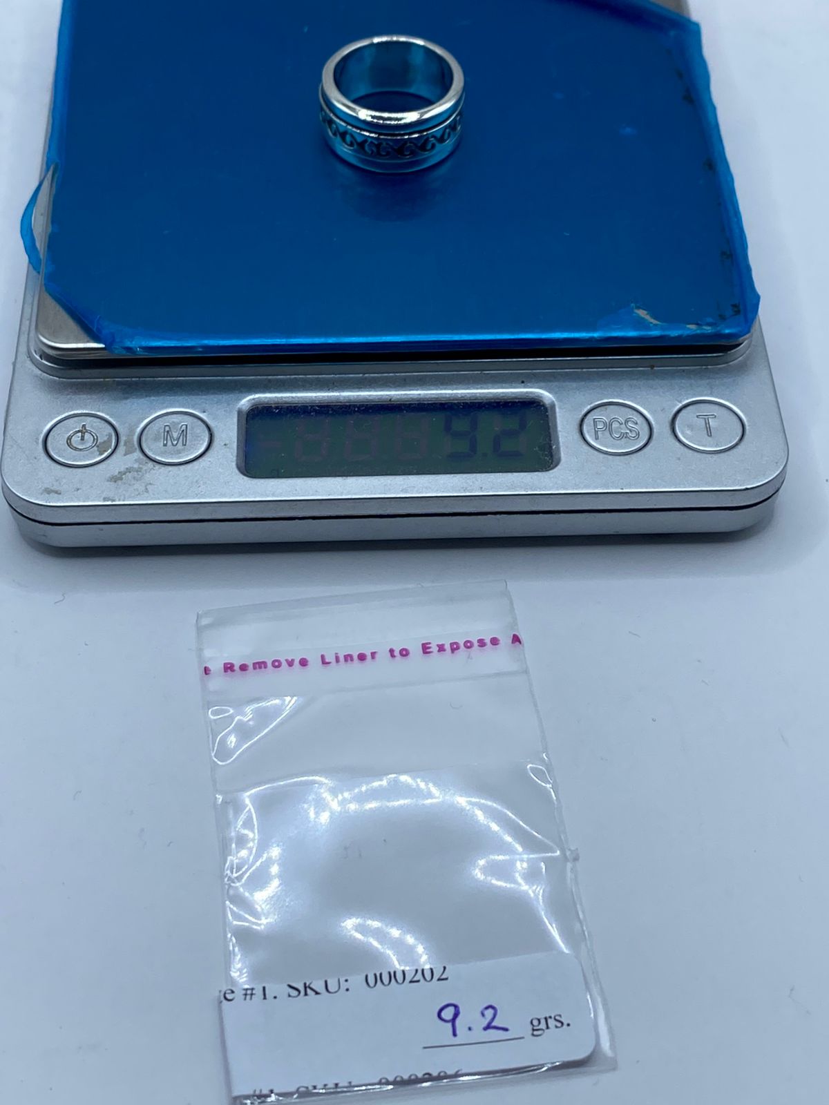 💍✨ Anillo Giratorio de Plata 925 con Diseño de Olas