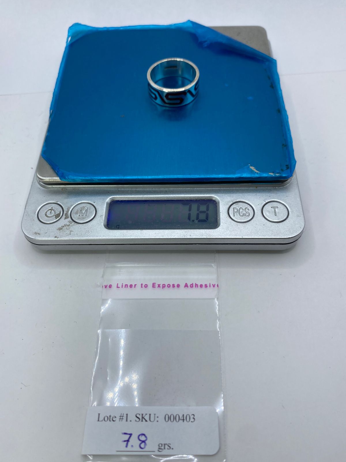 ❤️💍 Anillo Greca Geométrica en Coral Rojo