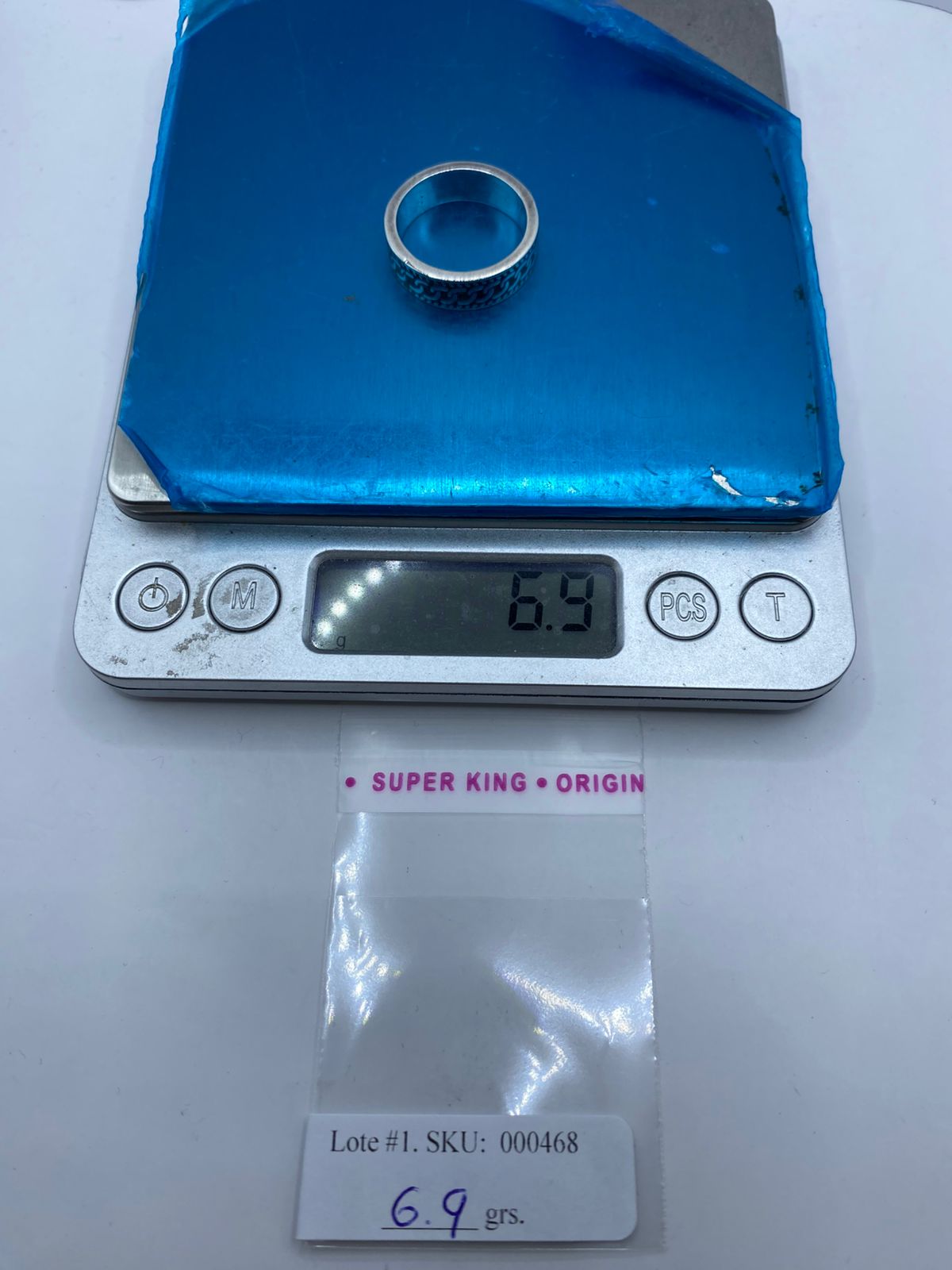 Anillo de Malaquita Entrelazada en Plata .925