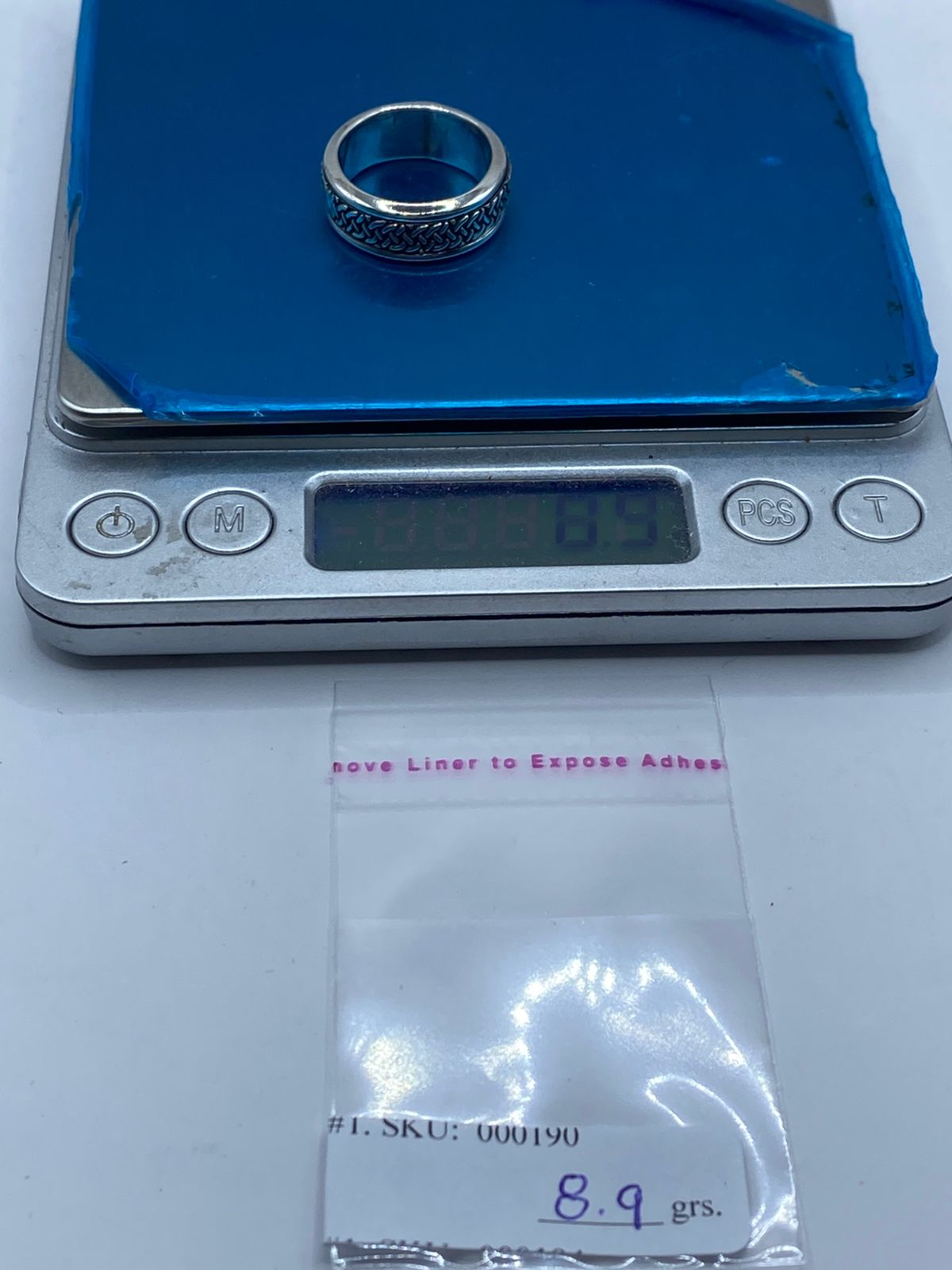 💍✨ Anillo Trenzado de Plata 925 con Diseño Entrelazado