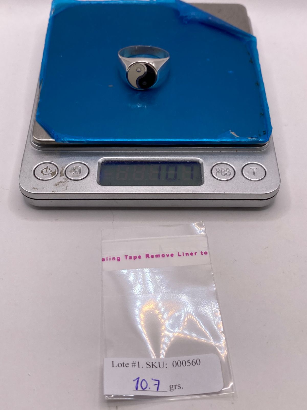 Anillo Yin Yang en Plata .925