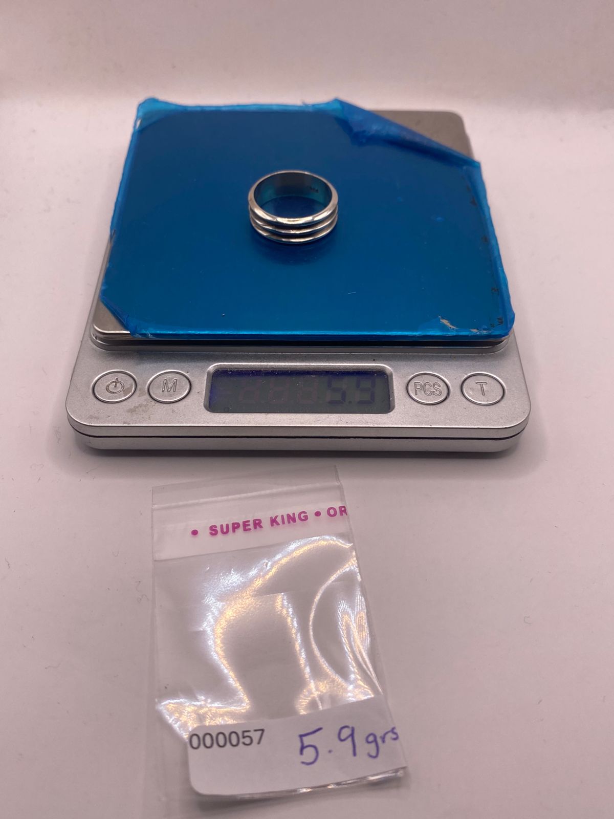 Anillo de Banda Ancha de Plata 925 con Diseño Acanalado y Acabado Oxidado