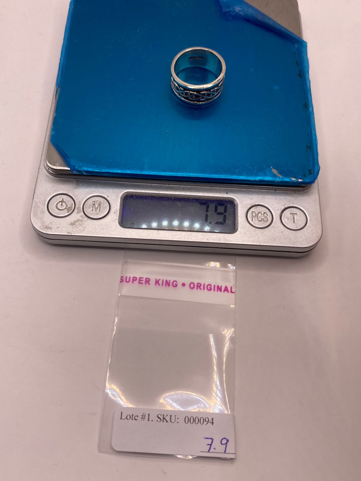 Anillo de Banda con Nudo Celta en Plata 925