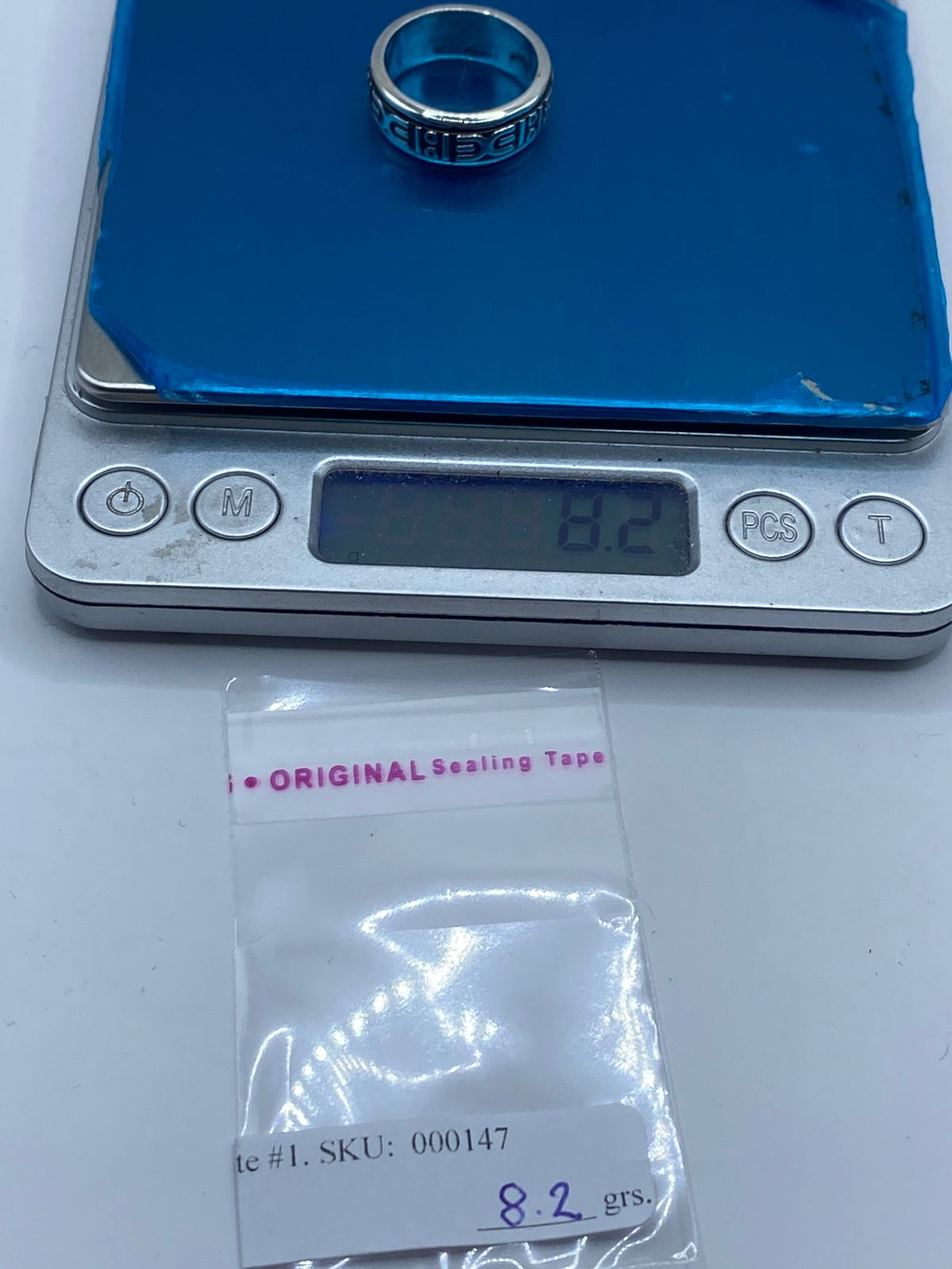 💍 Anillo de Plata 925 con Diseño Geométrico Contemporáneo