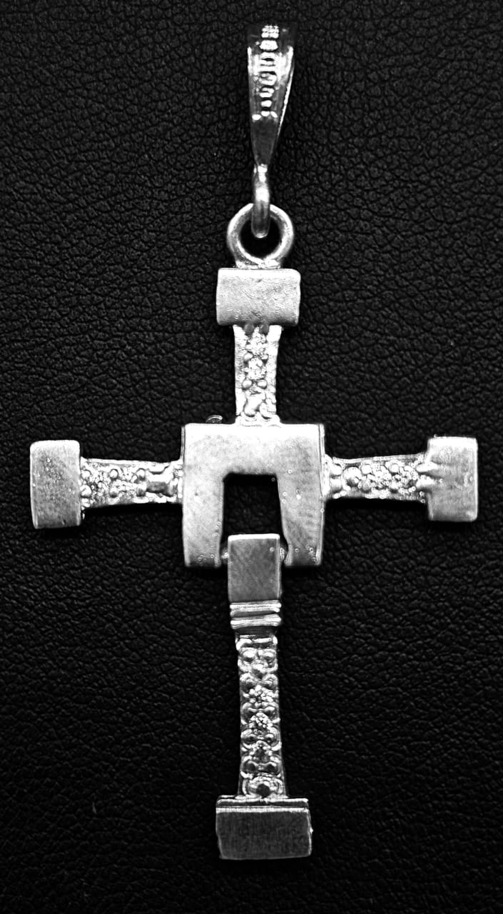 DIJE PLATA LEY 925, CRUZ DE TORETTO