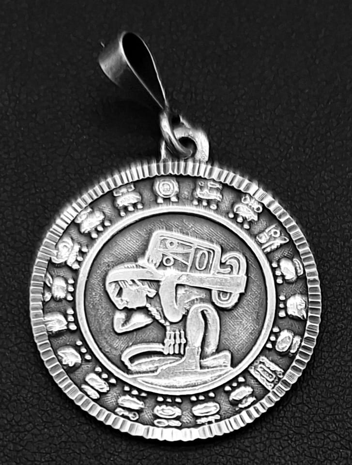 DIJE PLATA LEY 925 , MAYA