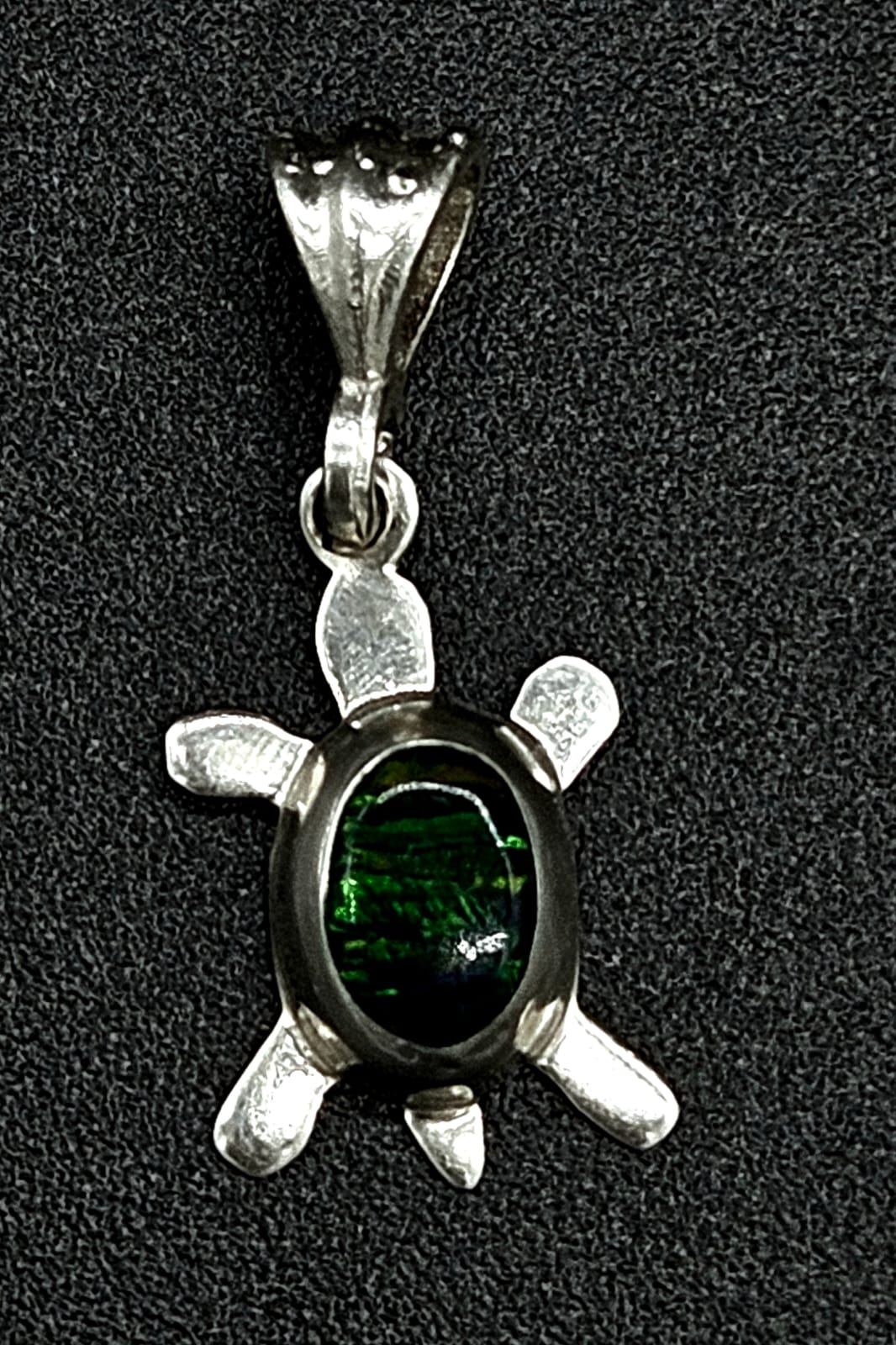 DIJE PLATA LEY 925 TORTUGA OPALO