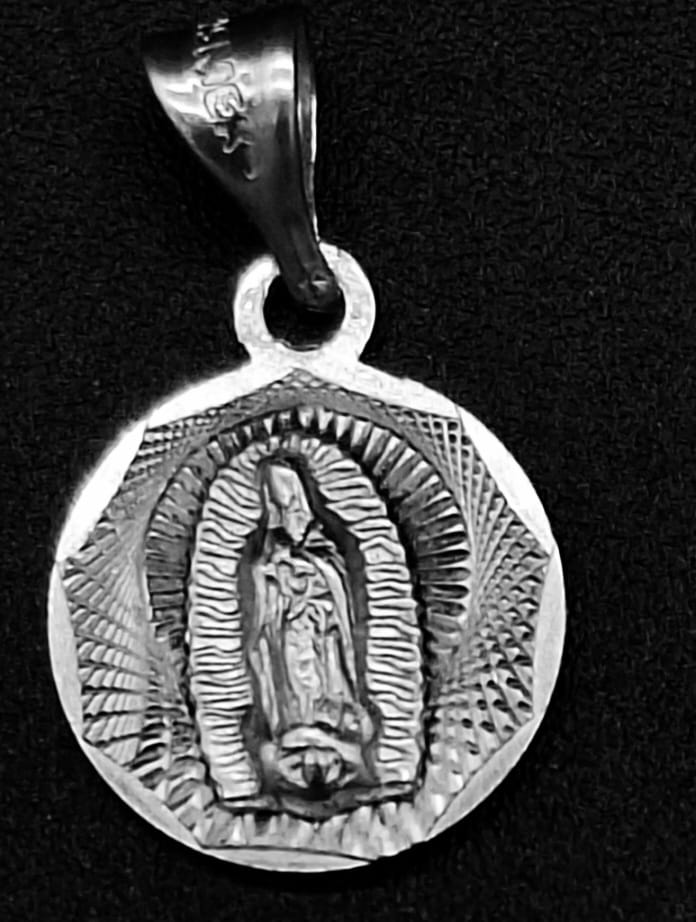 DIJE PLATA LEY 925 , VIRGEN DE GUADALUPE