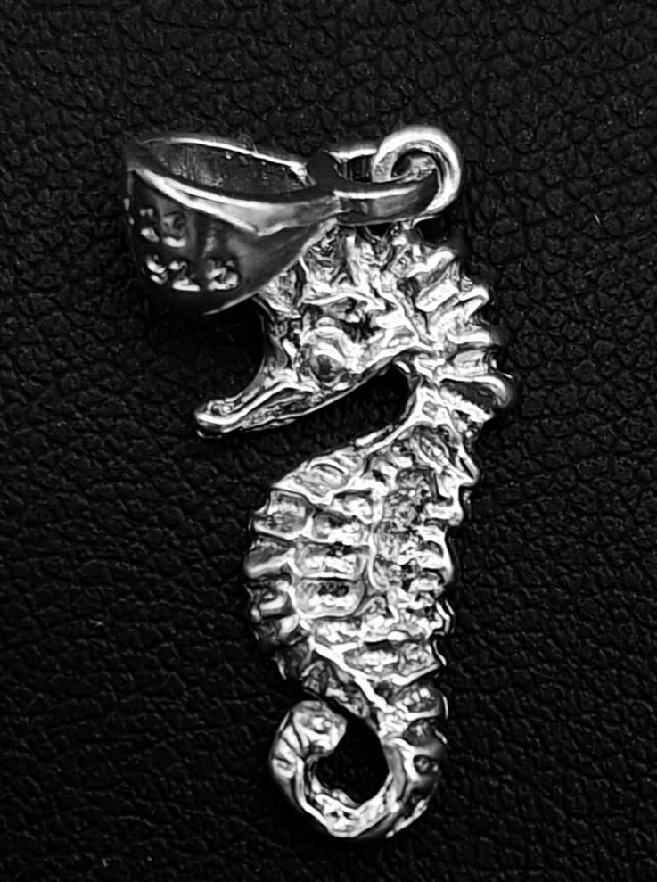 DIJE PLATA LEY 925, CABALLITO DEL MAR