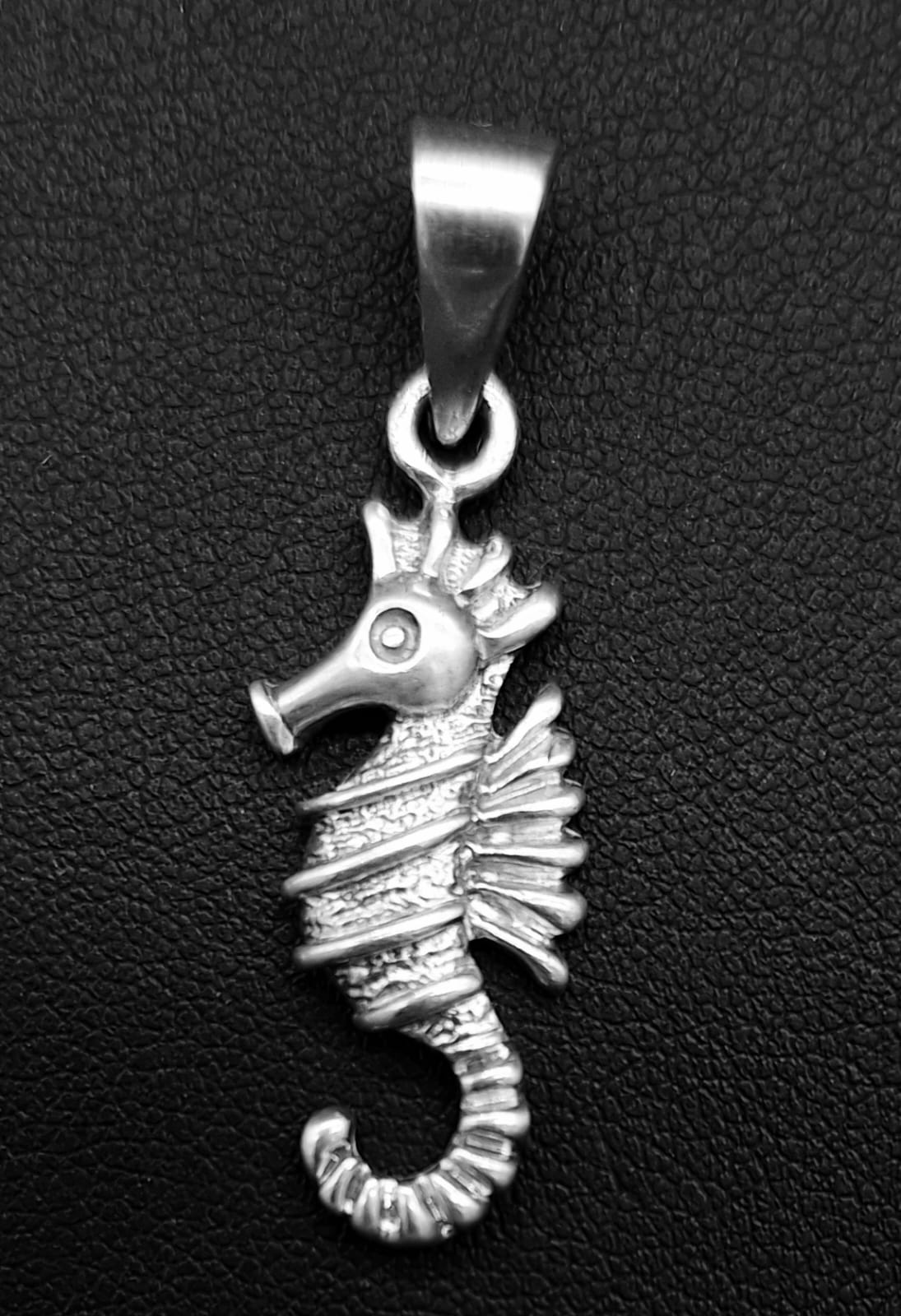 DIJE PLATA LEY 925, CABALLITO DEL MAR
