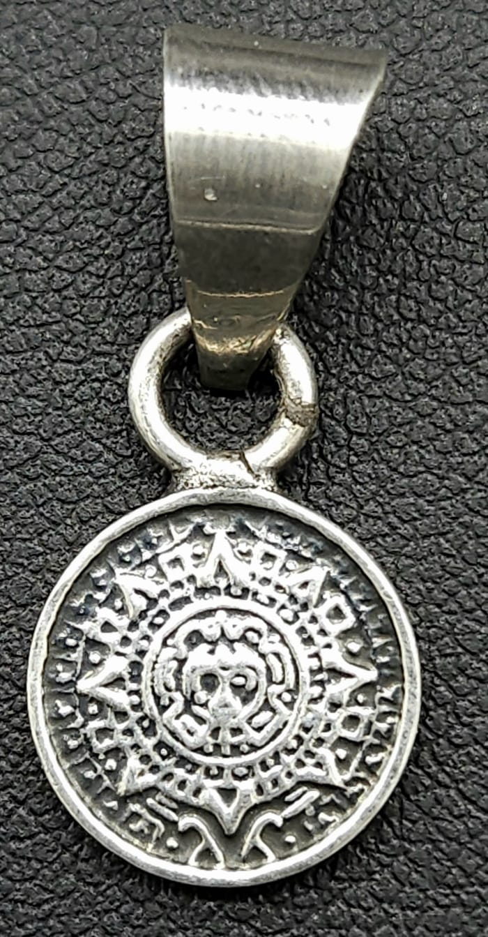 DIJE PLATA LEY 925, CALENDARIO AZTECA