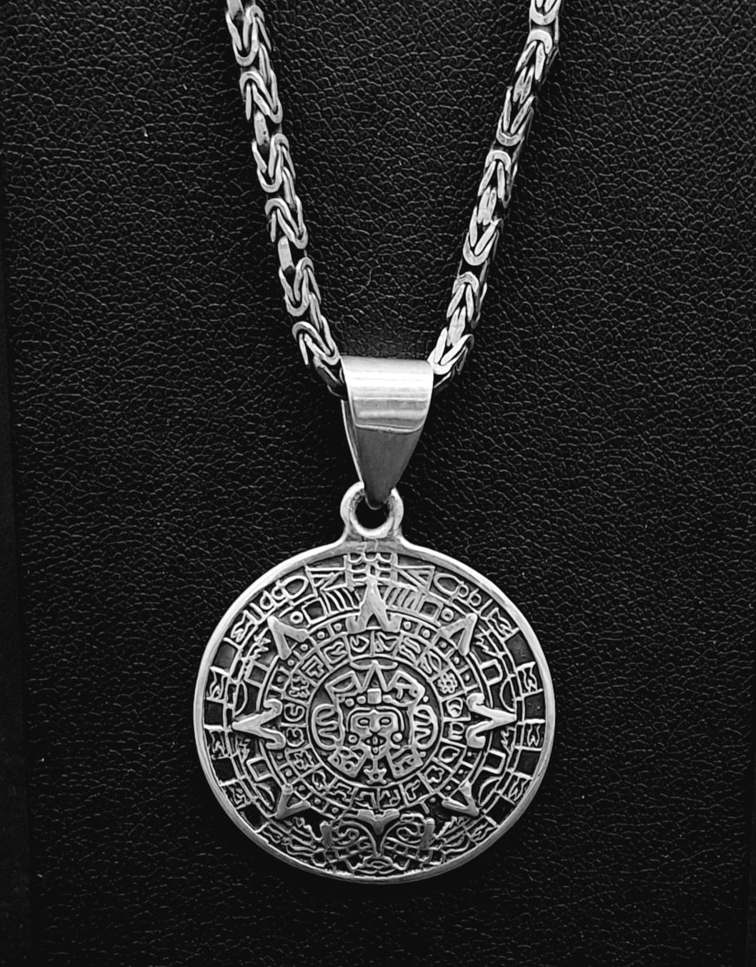 DIJE PLATA LEY 925 , CALENDARIO AZTECA