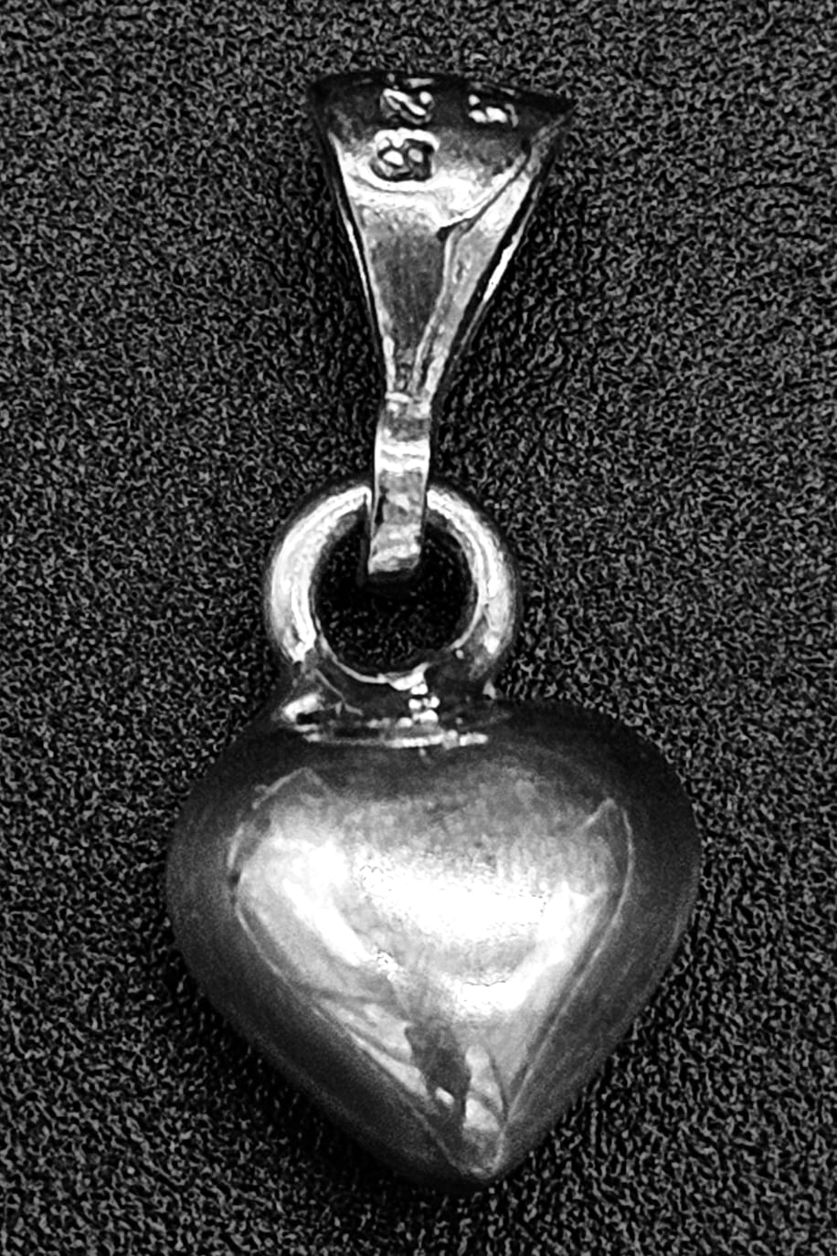 DIJE PLATA LEY 925, CORAZON