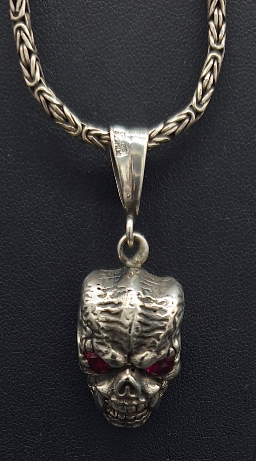 DIJE PLATA LEY 925, CRANEO