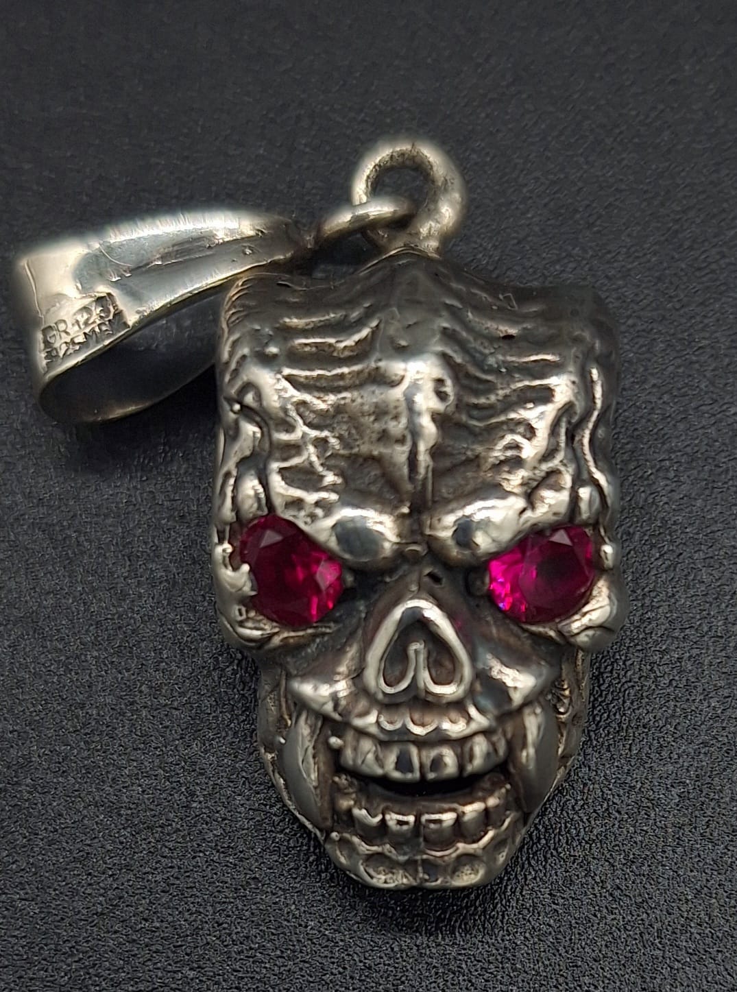 DIJE PLATA LEY 925, CRANEO