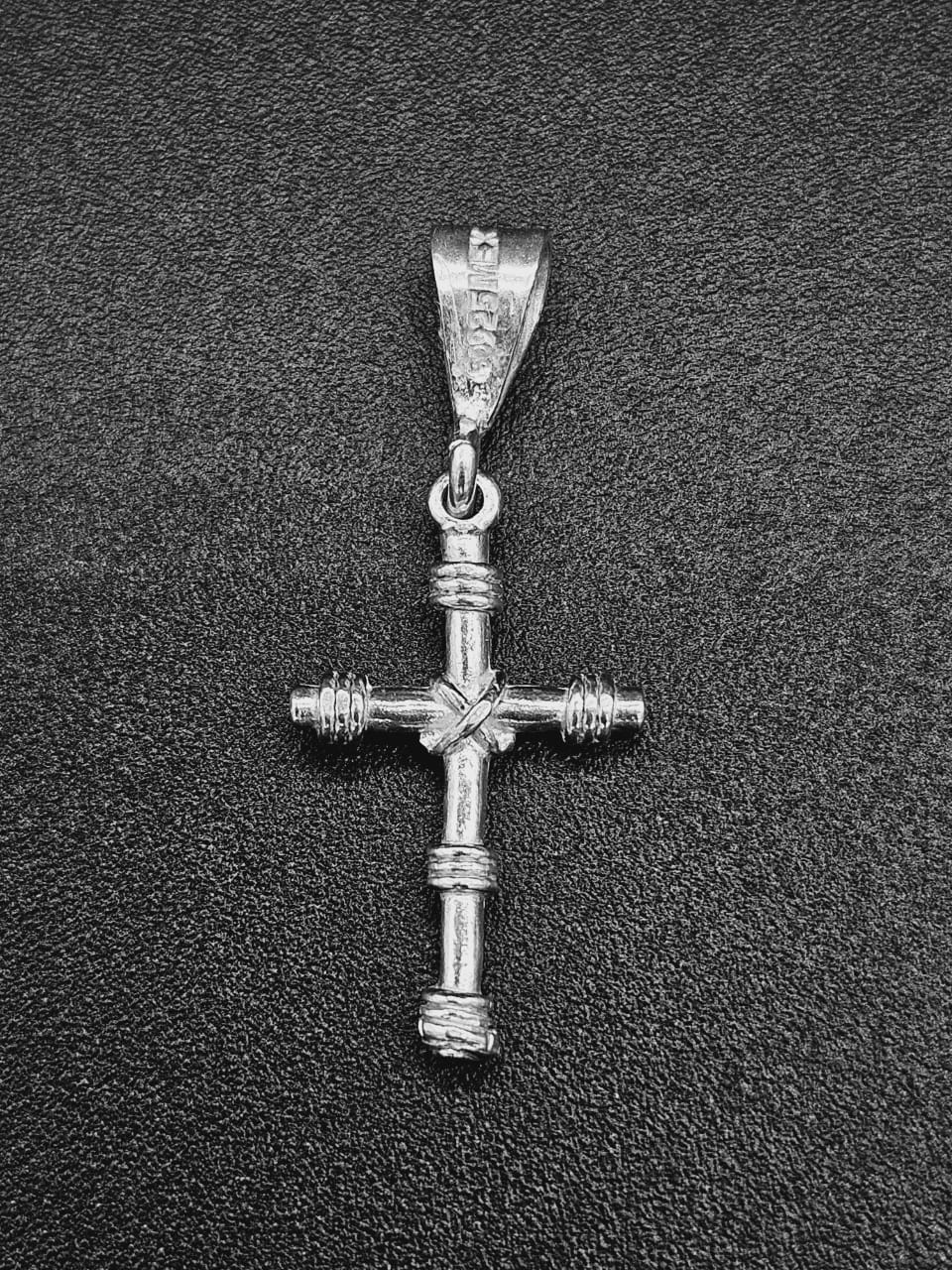 DIJE PLATA LEY 925, CRUZ