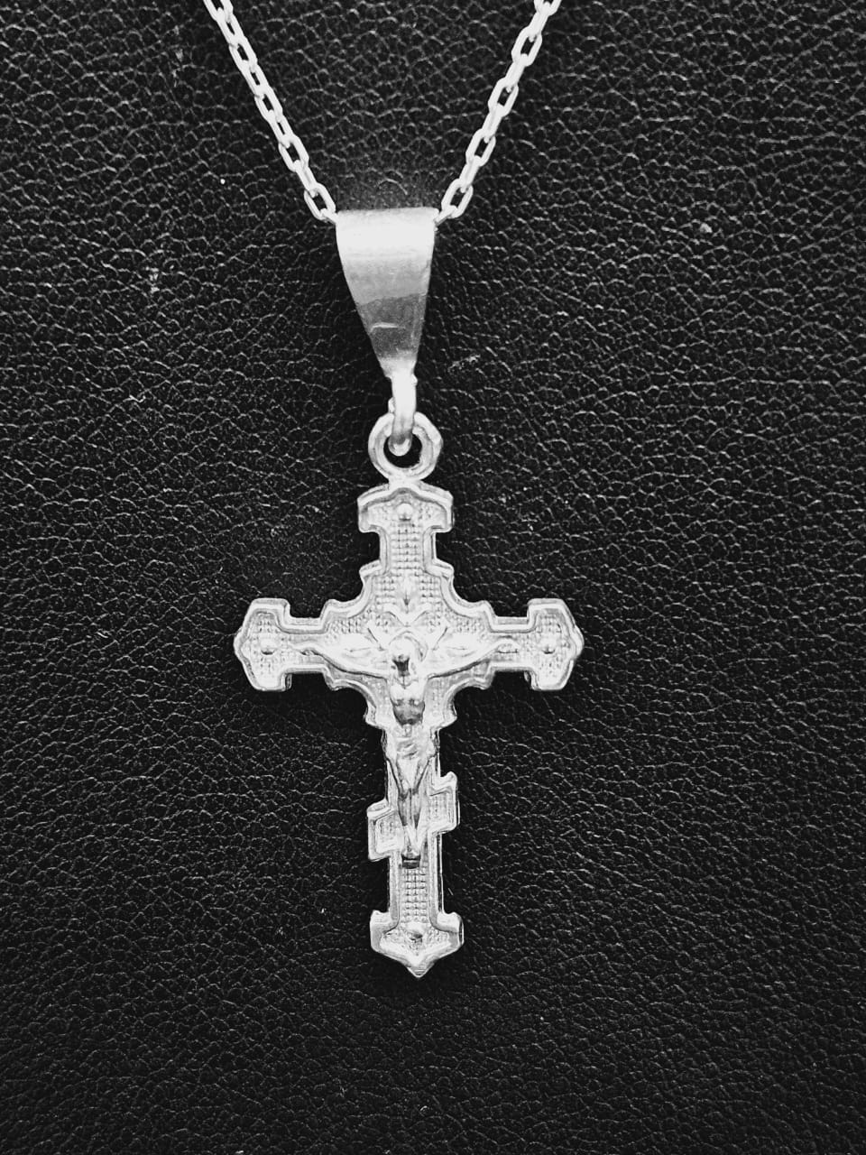 DIJE PLATA LEY 925, CRUZ