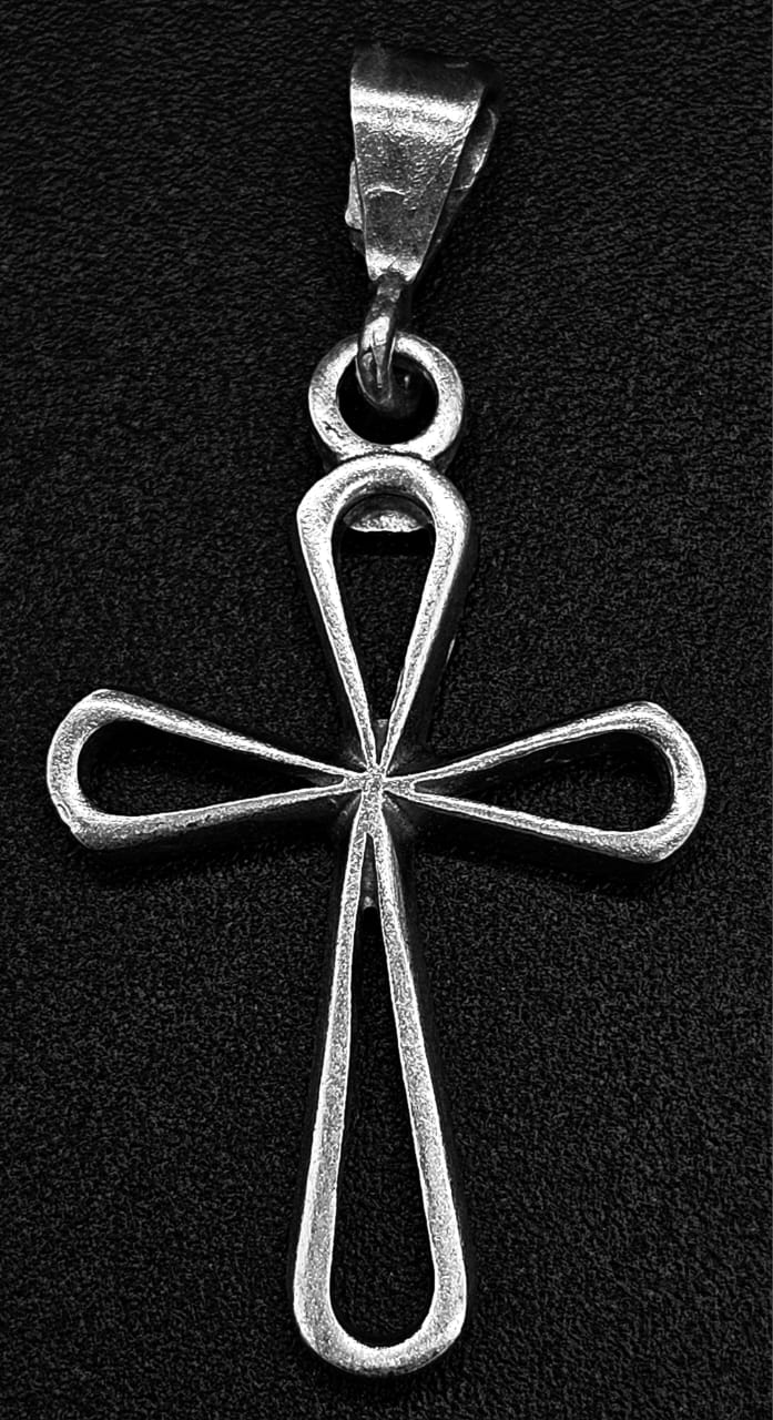 DIJE PLATA LEY 925, CRUZ