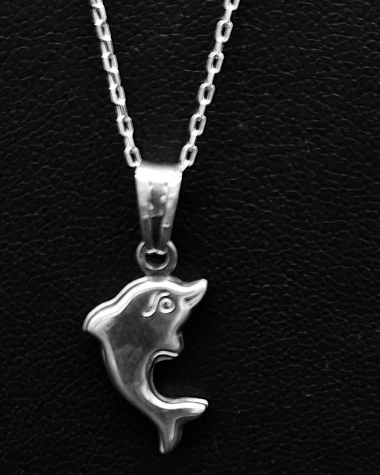 DIJE PLATA LEY 925, DELFIN