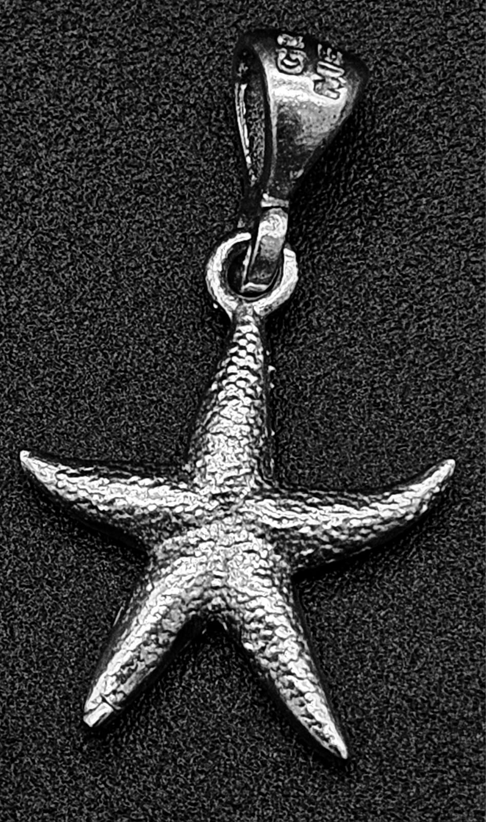 DIJE PLATA LEY 925, ESTRELLA DE MAR