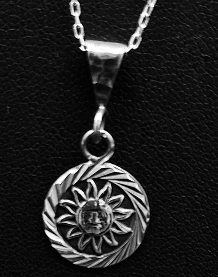 DIJE PLATA LEY 925 , SOL.