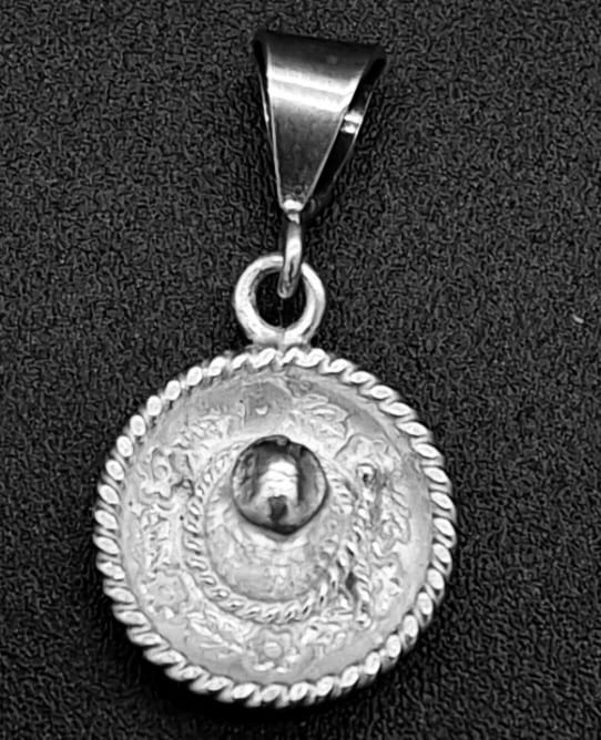 DIJE PLATA LEY 925, SOMBRERO MEXICANO