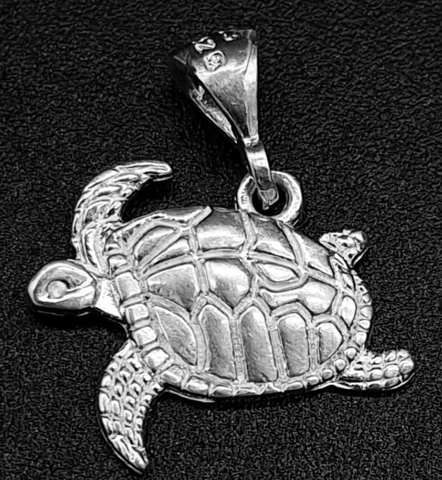 DIJE PLATA LEY 925, TORTUGA
